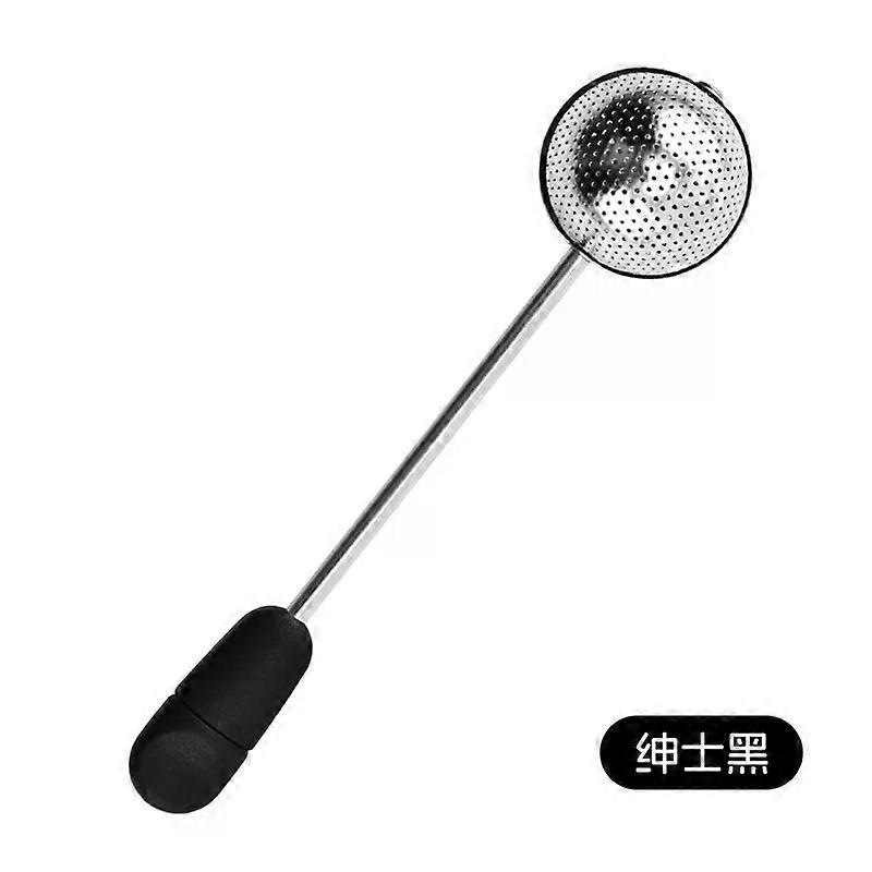 Multifunction Tea Infuser Single-sided Rotating Tea Infuser Ball Tea Filter Mesh With Soft Handle Portable Fine Mesh