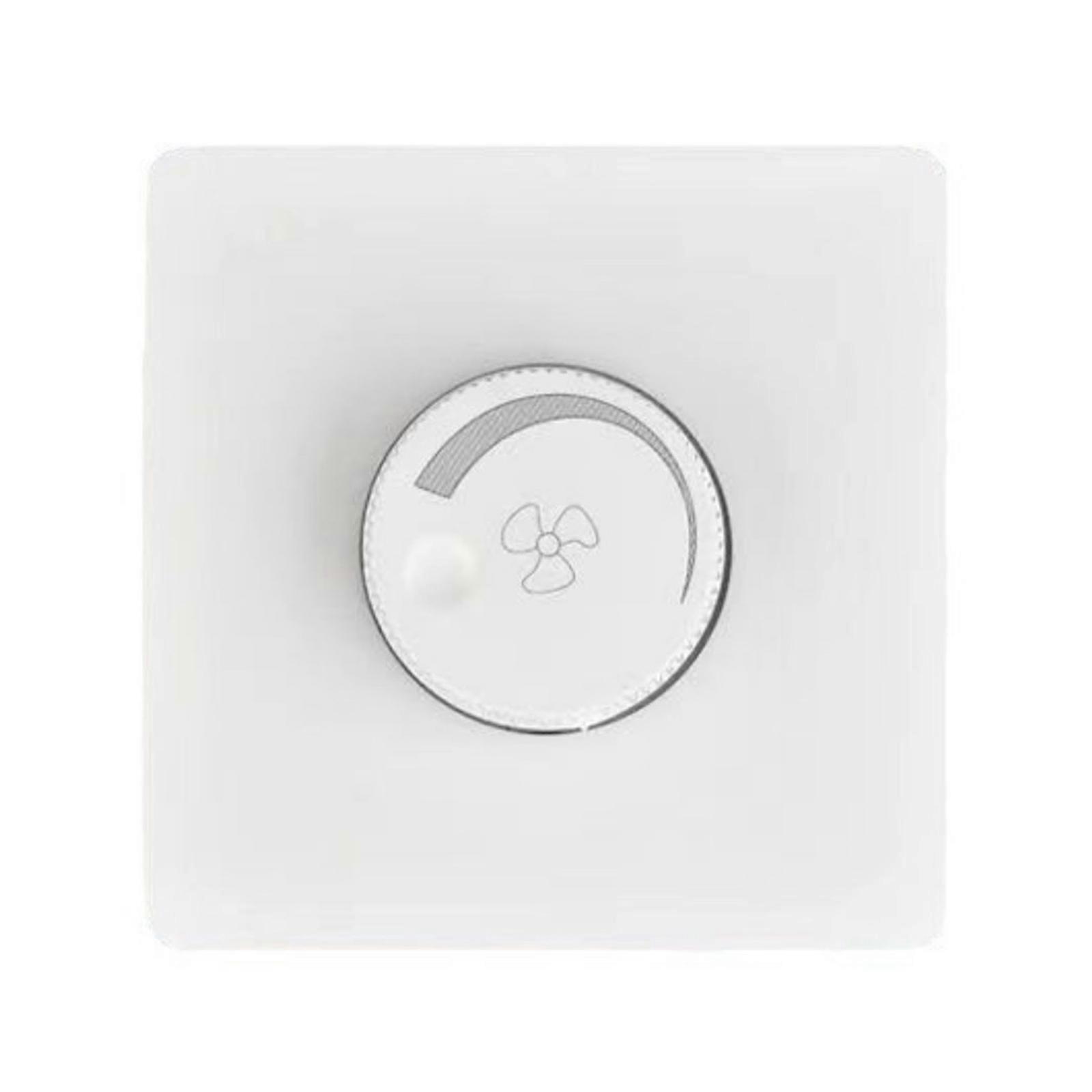 Concealed Mount Ceiling Fan Speed Regulator Stepless Adjustable Fan Speed Controller Switches 86 Type Easy Operate Multicolor