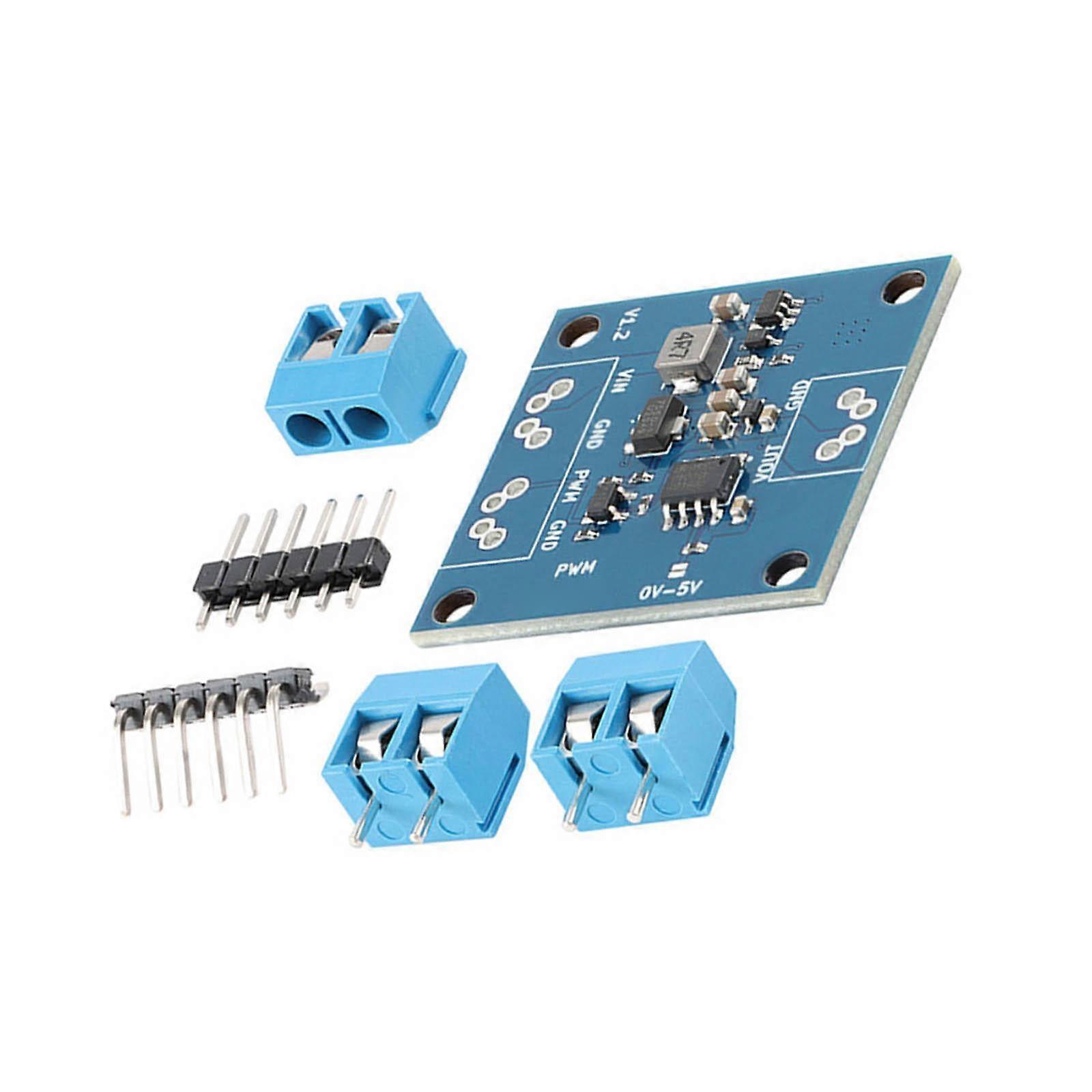 Signal Conversion Module 22Hz-20kHz to 0-5V / 0-10V Electricity Frequency Converter for Industrial Automation Multicolor