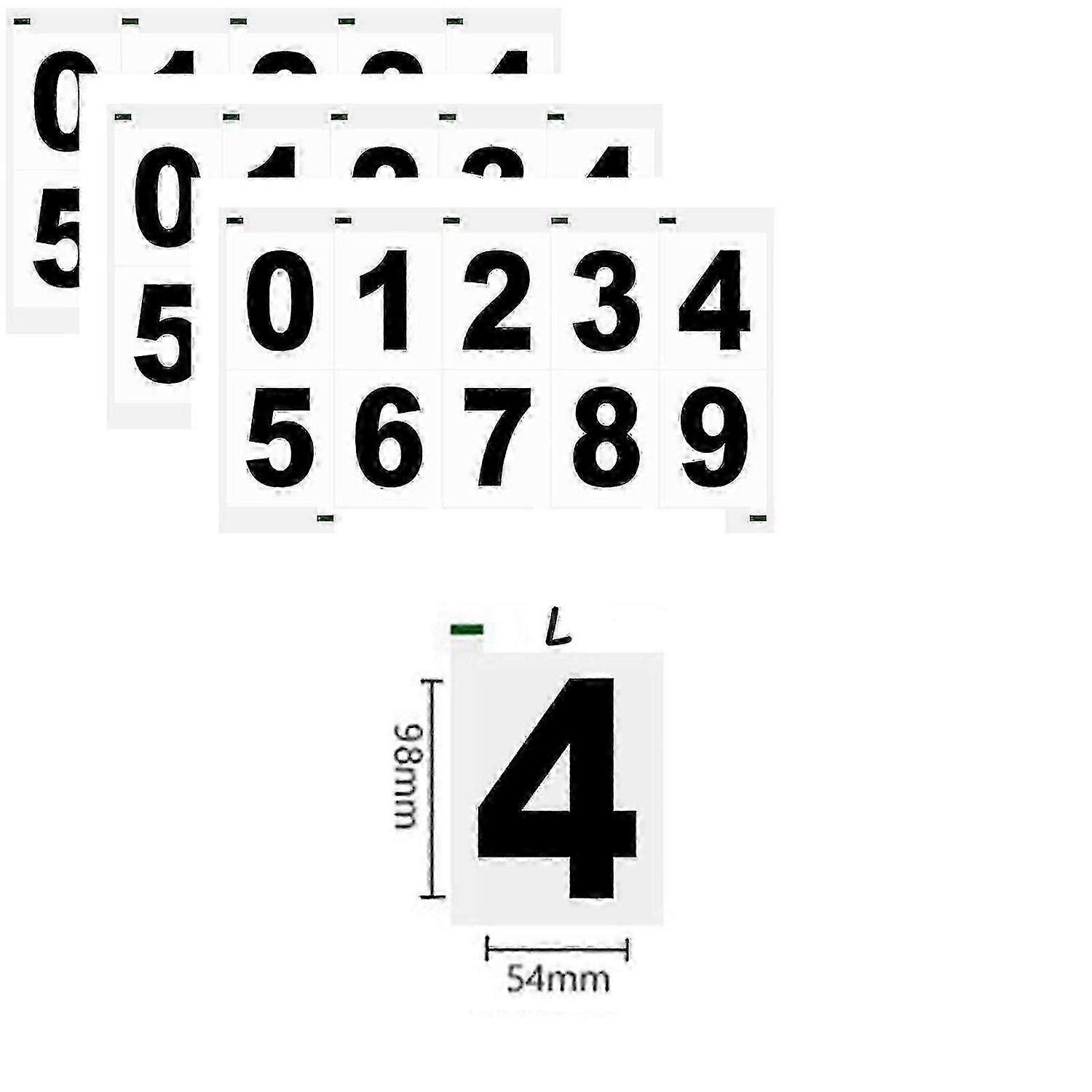 3pc Reflective Digital Nanofilm Invisible License Sticker, Vanish Plates -HK1114