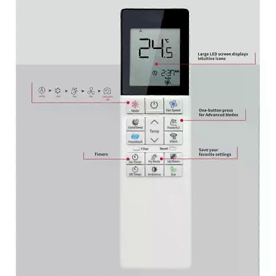 New RAS.G324PCAISF For Hitachi Air Conditioner Remote Control RAS.V422PCAIBHE