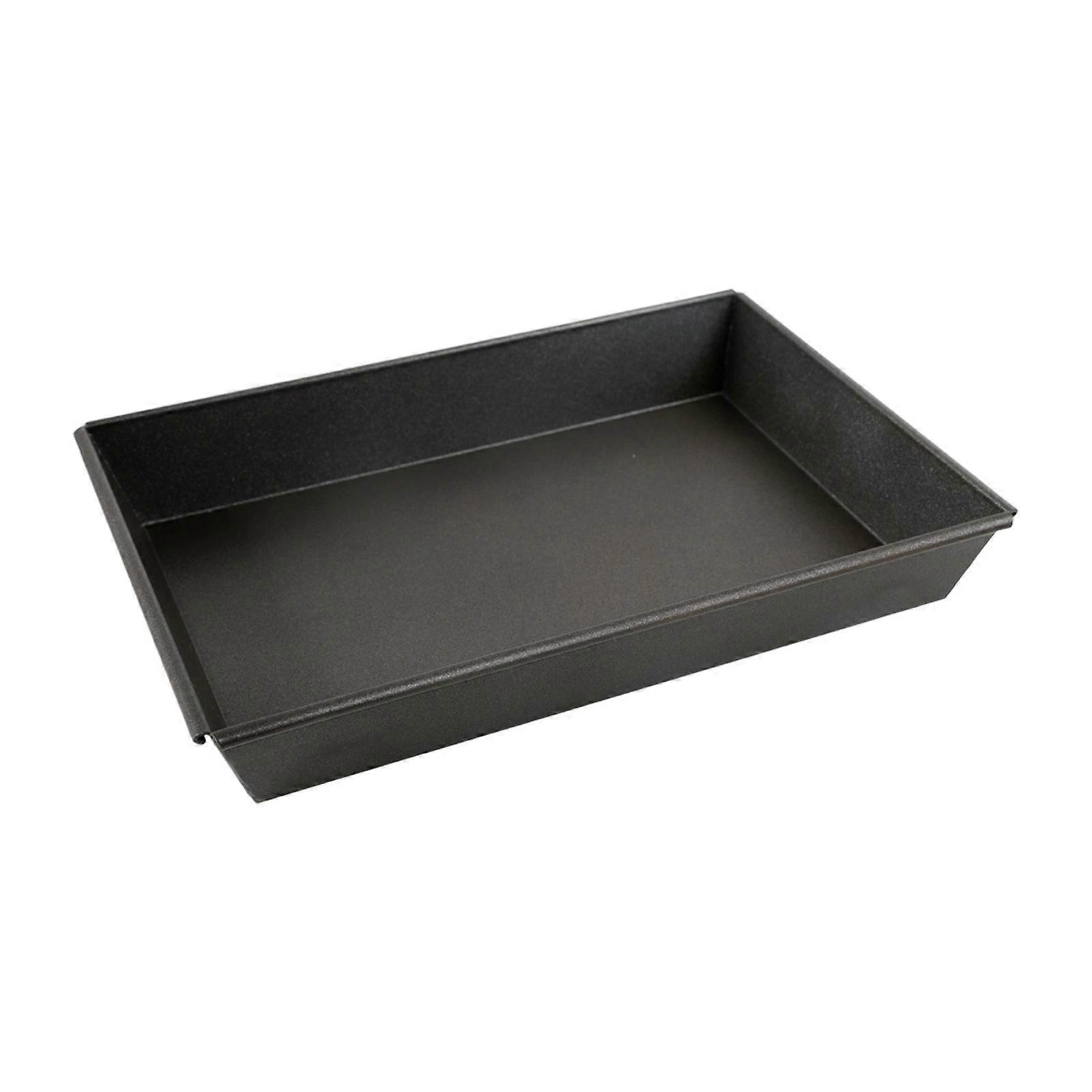 Aluminum Detroiter Style Pizza Pan 5cm Depth Black Coated Rectangular Baking Pan For Even Baking And Easy Cleaning Multicolor