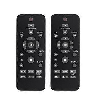 2Pc Replace BTM2280 Remote Control Compatible with Philips BTM2180/37 BTM2280/12 BTM2355 BTM1180 BTM2130 BTM2310 Music Stereo System