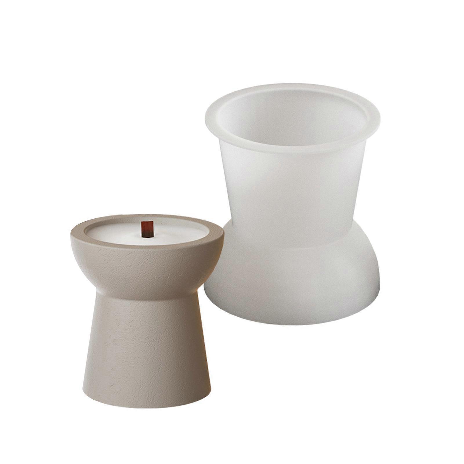 Multiple Size Round Sturdy Silicone Mould Set Portable Accessory for Craft Supplies Candle Making Plaster Crafting Multicolor