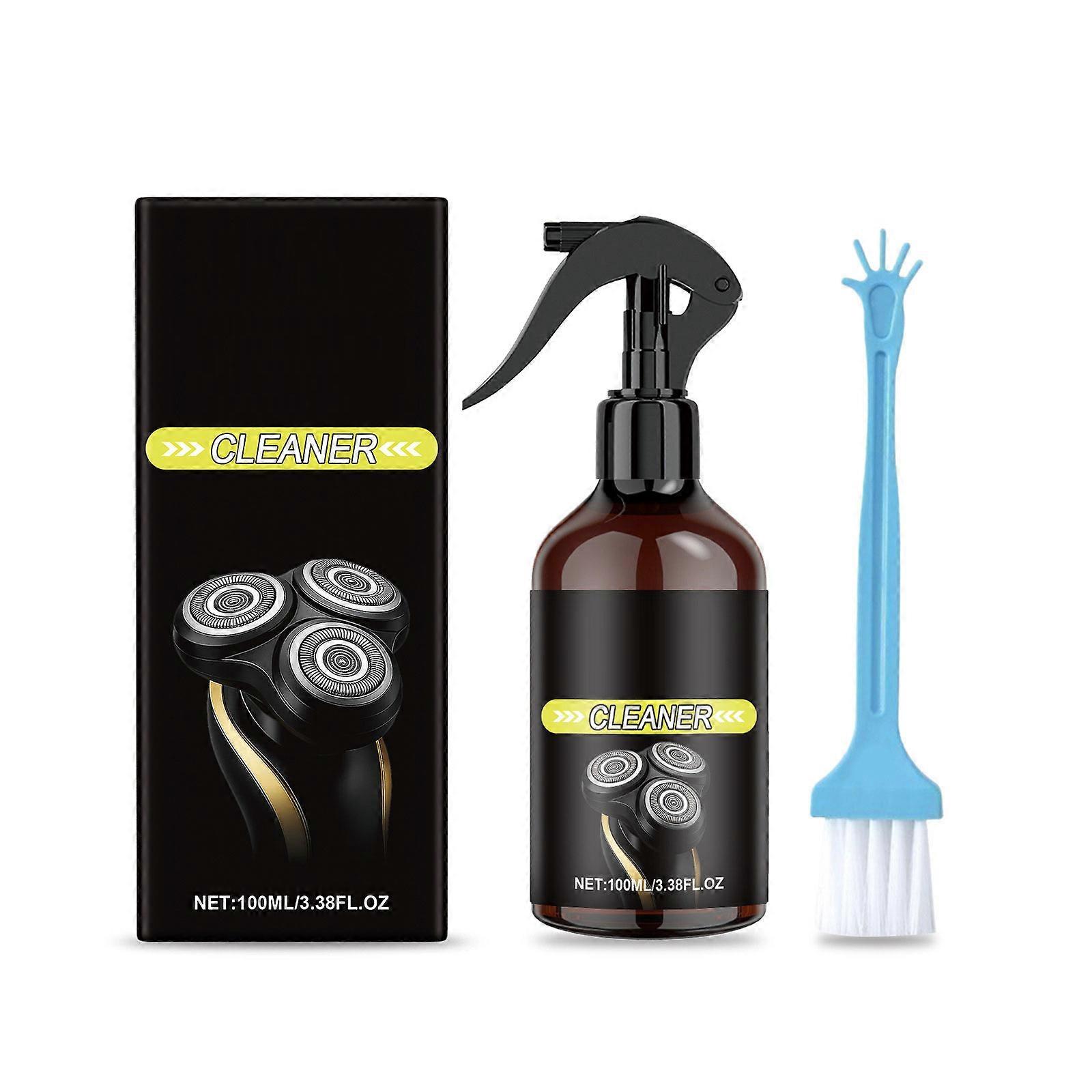 100ml Plastic Bottle Shaver Cleaning Solution Removing Hair Particles Prolonging Blade Sharpness Liquid Cleaner Multicolor