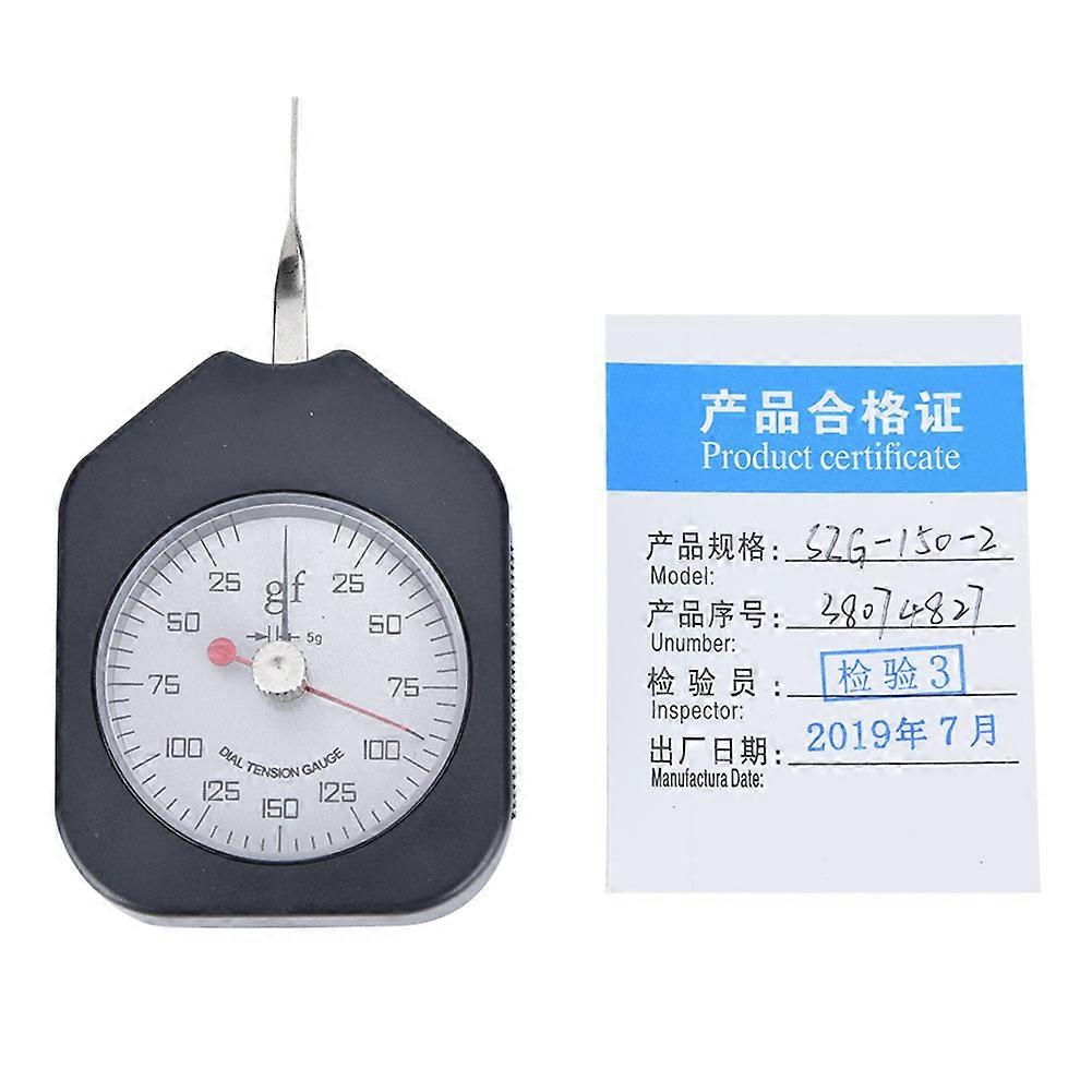 Plastic Pointer Type Double Needles Tension Meter Analog Dial Gauge Measuring Tool(SZG-150-2)