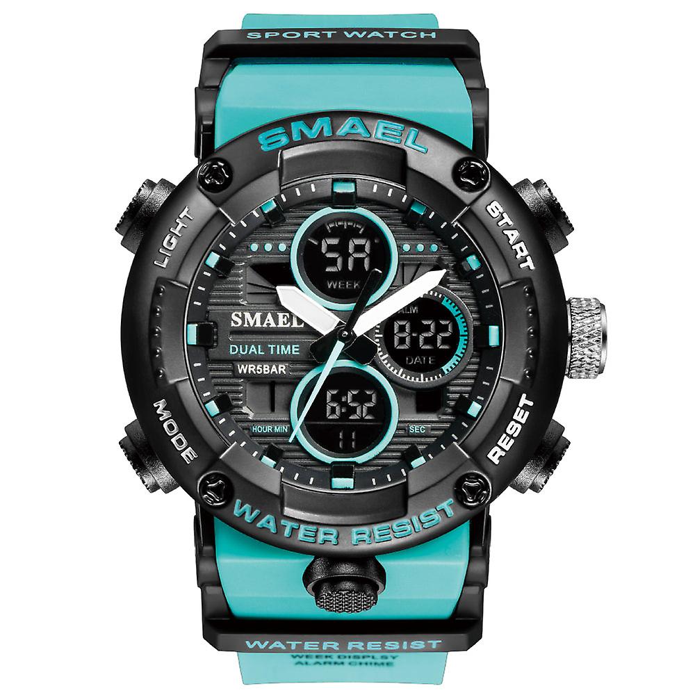 Smael Sport Watch Erkekler Su Geçirmez Led Dijital Saatler Kronometre Erkek İçin Büyük Kadran Saat 8038 Relogio Masculino Erkek Saatler Kuvars
