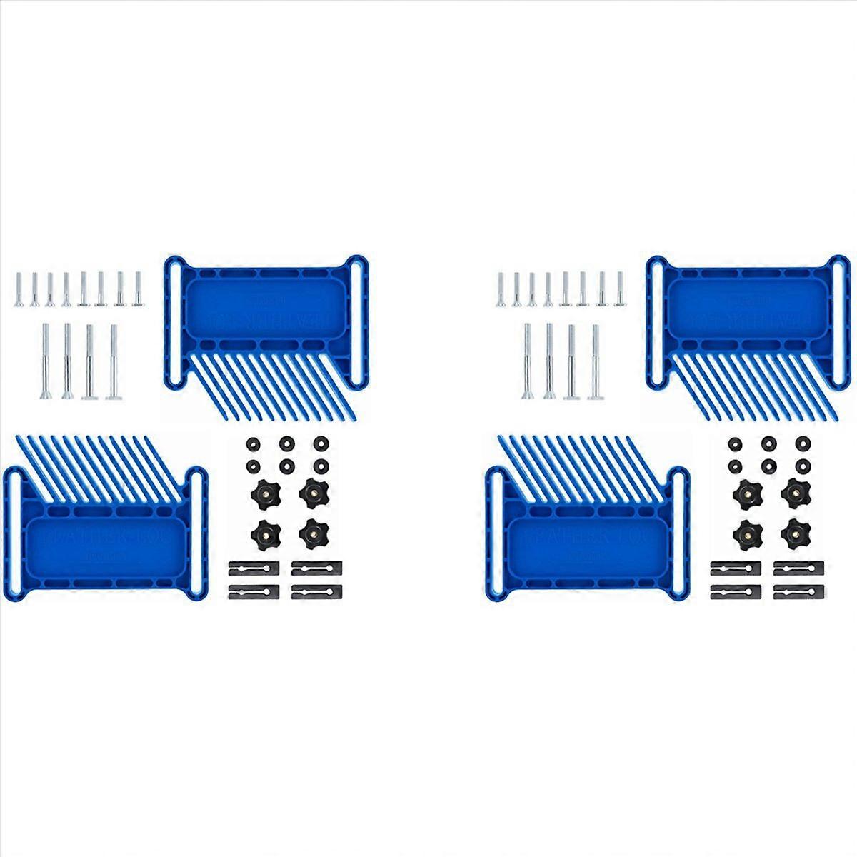 4Pcs Adjustable Woodworking Tools Board for Table Saws, Router Tables & Band Saw with T-Slots, Miter