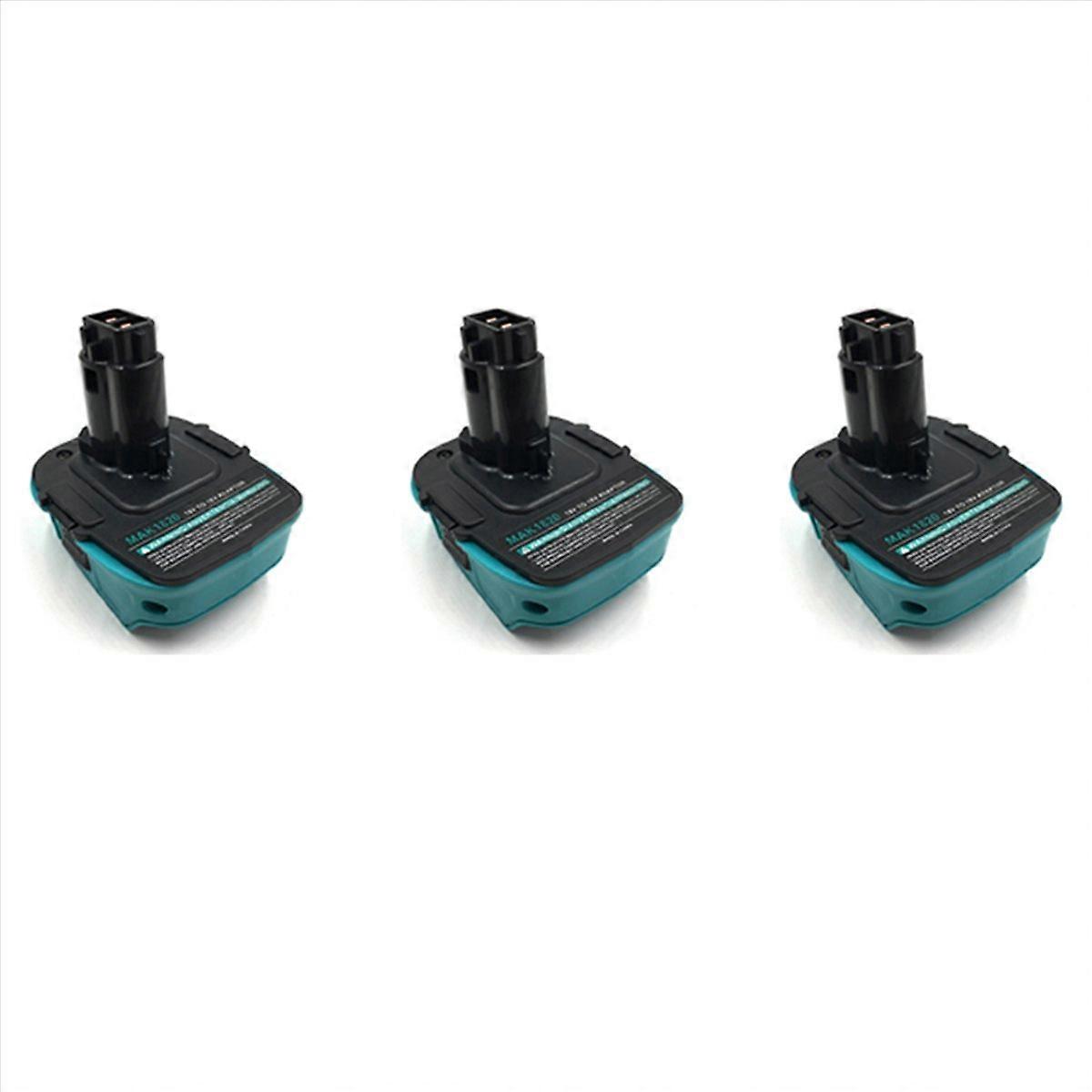 3X MAK1820 Adapter Converter for 18V Li-Ion Battery BL1830 BL1860 for DC9096 Ni-Cd Ni- Battery Tools