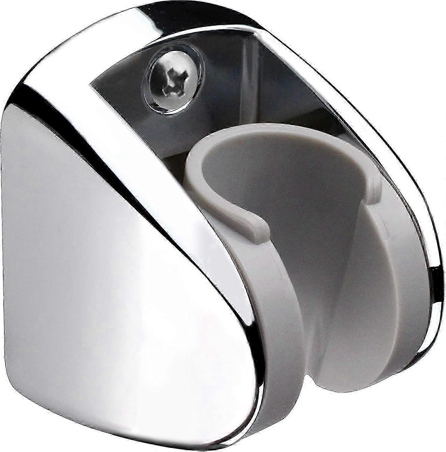 Chrome Wall-Mount Shower Bracket for Handheld Shower Head - Height & Angle Adjustable for Any Bathroom