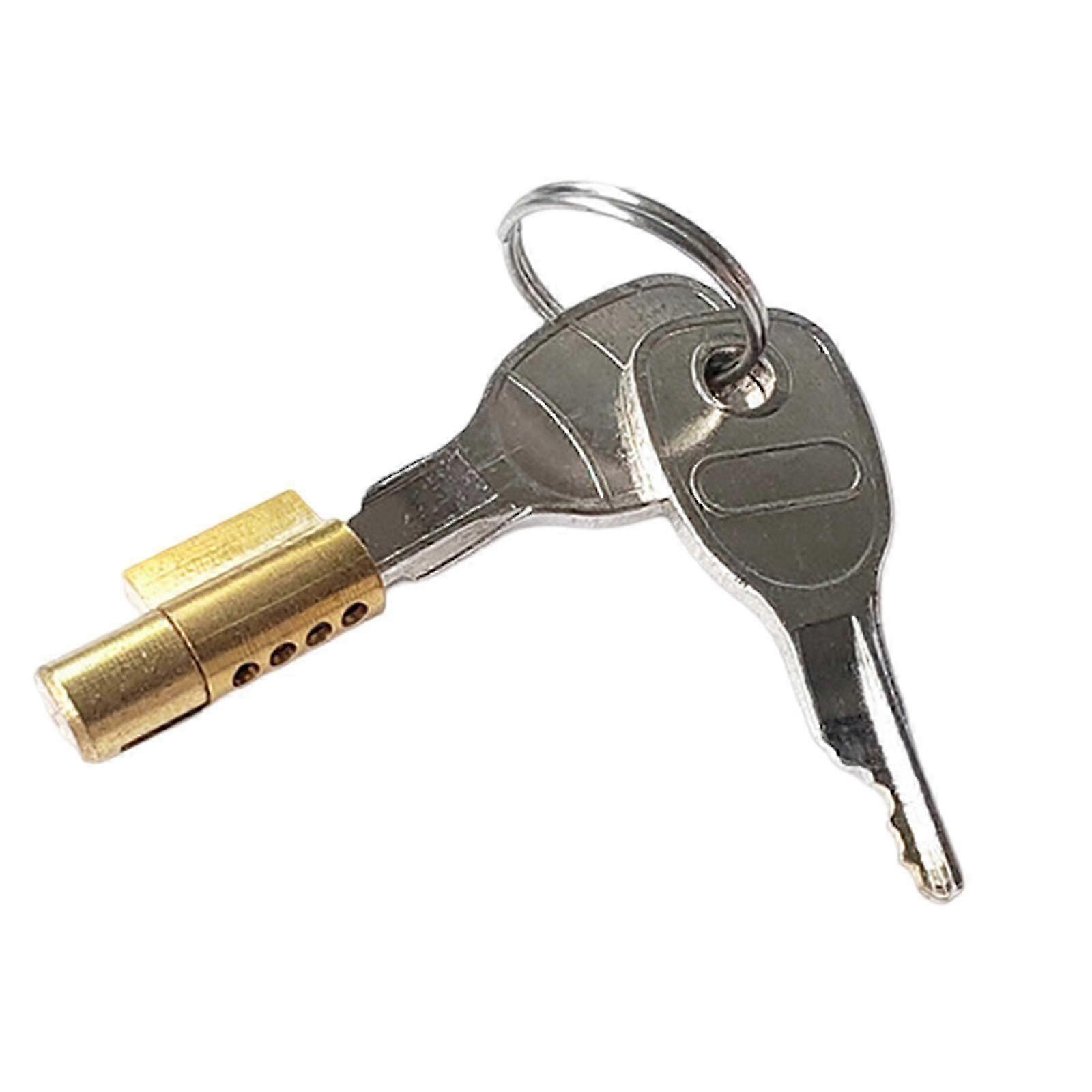 w 2PCS Trailer Hitch Coupling Lock with 4 Keys for Erde, Daxara, Maypole Trailers