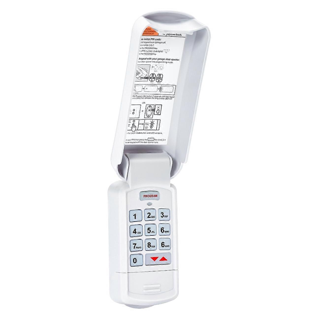 Garage Door Opener Keypad Wireless, Compatible with Garage Door, 3Year  (1 Pack)