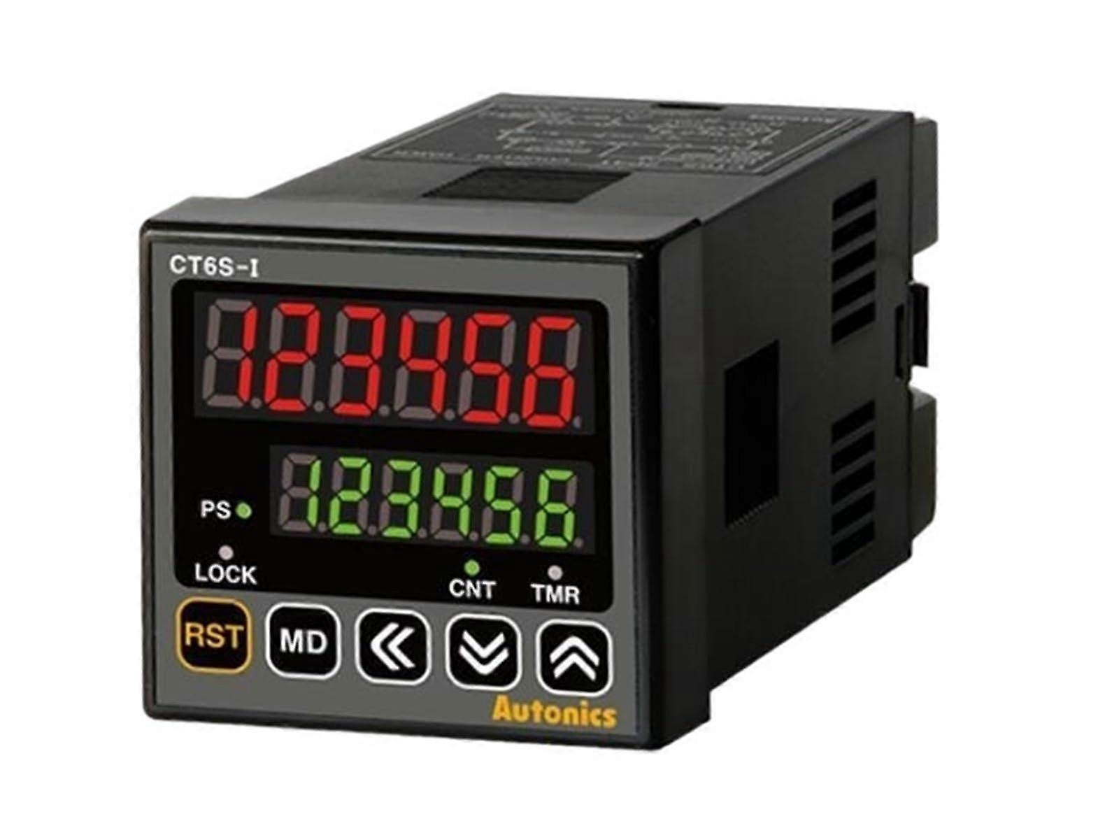 Compact Digital Industrial Counter Timer CT6SI2T, Accurate Measurement Panel Mount 48x48mm