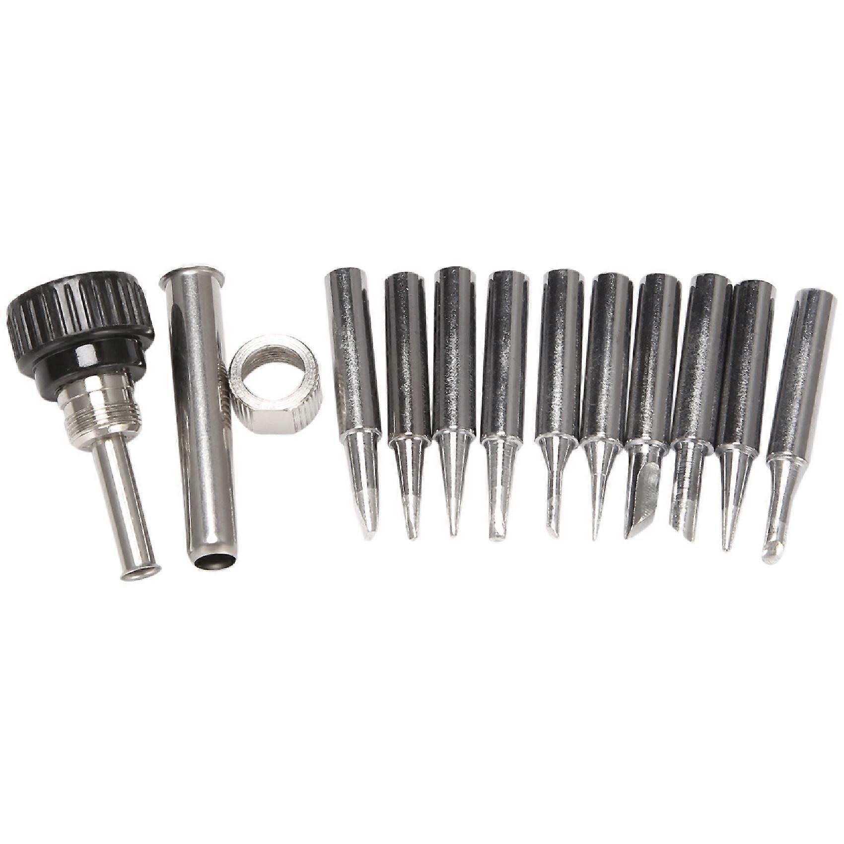 11PC/Lot 900M-T Soldering Iron Tips Welding Tip 900M-T-I/B/K/1.2D/1.6D/2.4D/3.2D/2C/3C/4C Heating S