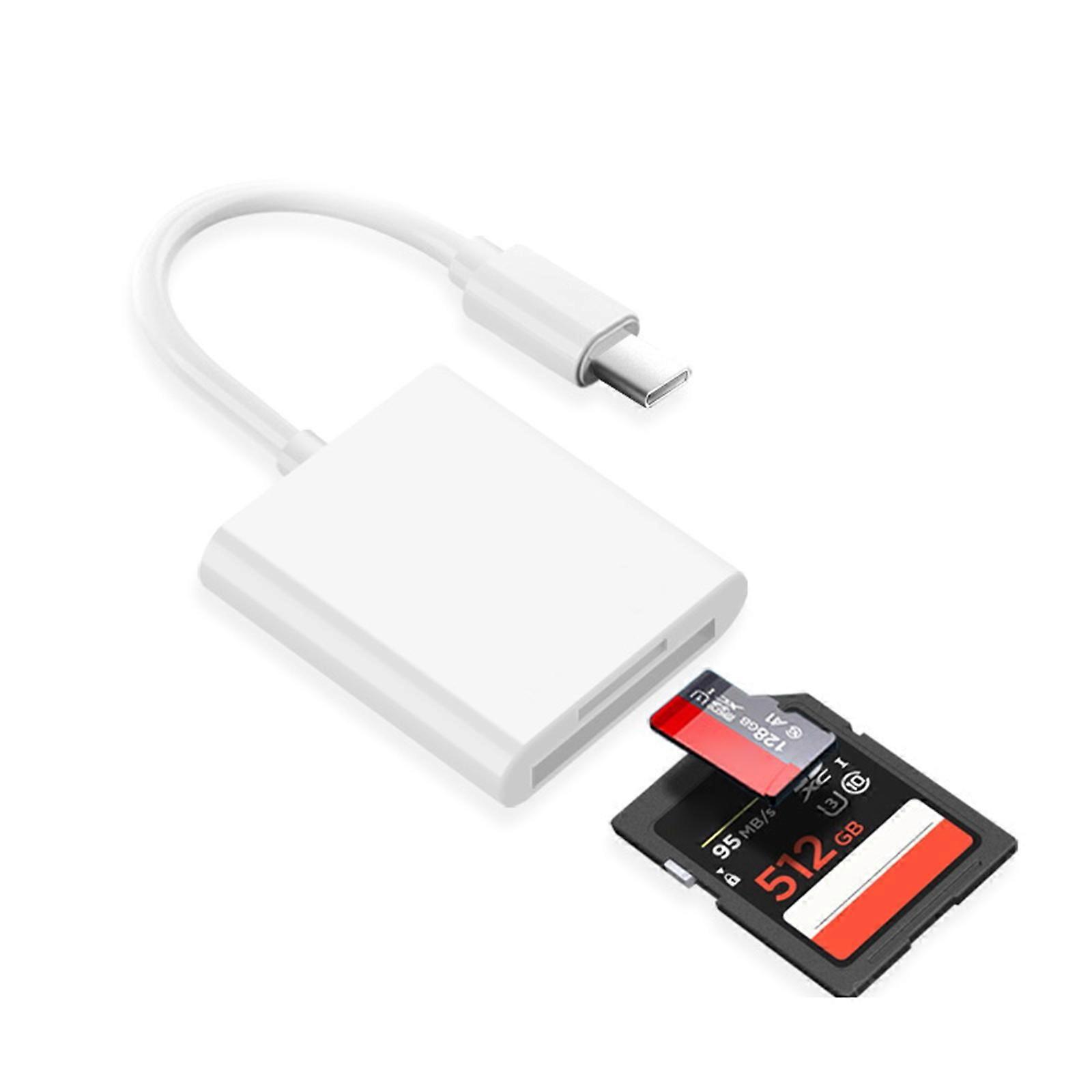 Original External Device 2 in 1 USB C TF SD Cards for iPhone 15 Mobile Phone Notebook PC SD Card Reader Multicolor