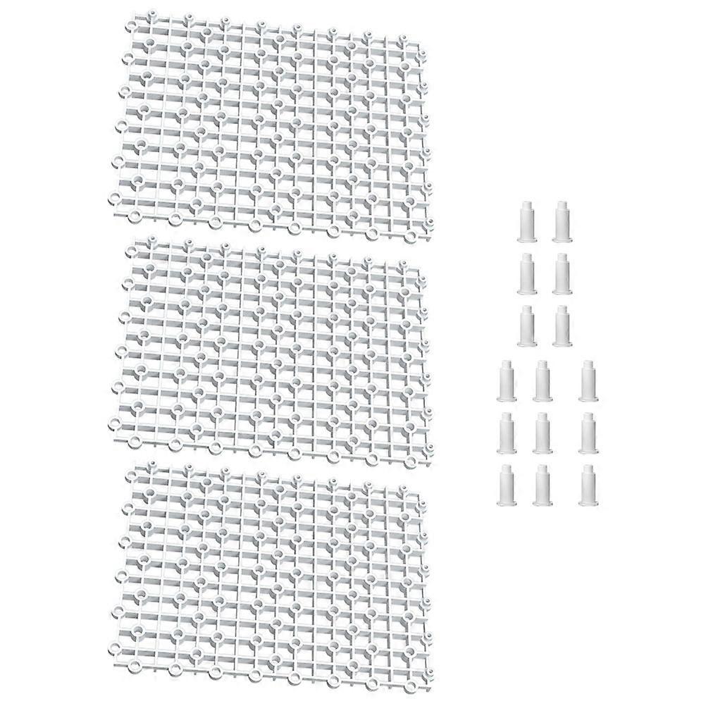 Plastic Grid Divider Filtering Plate for Aquarium Fish Tank 1Set