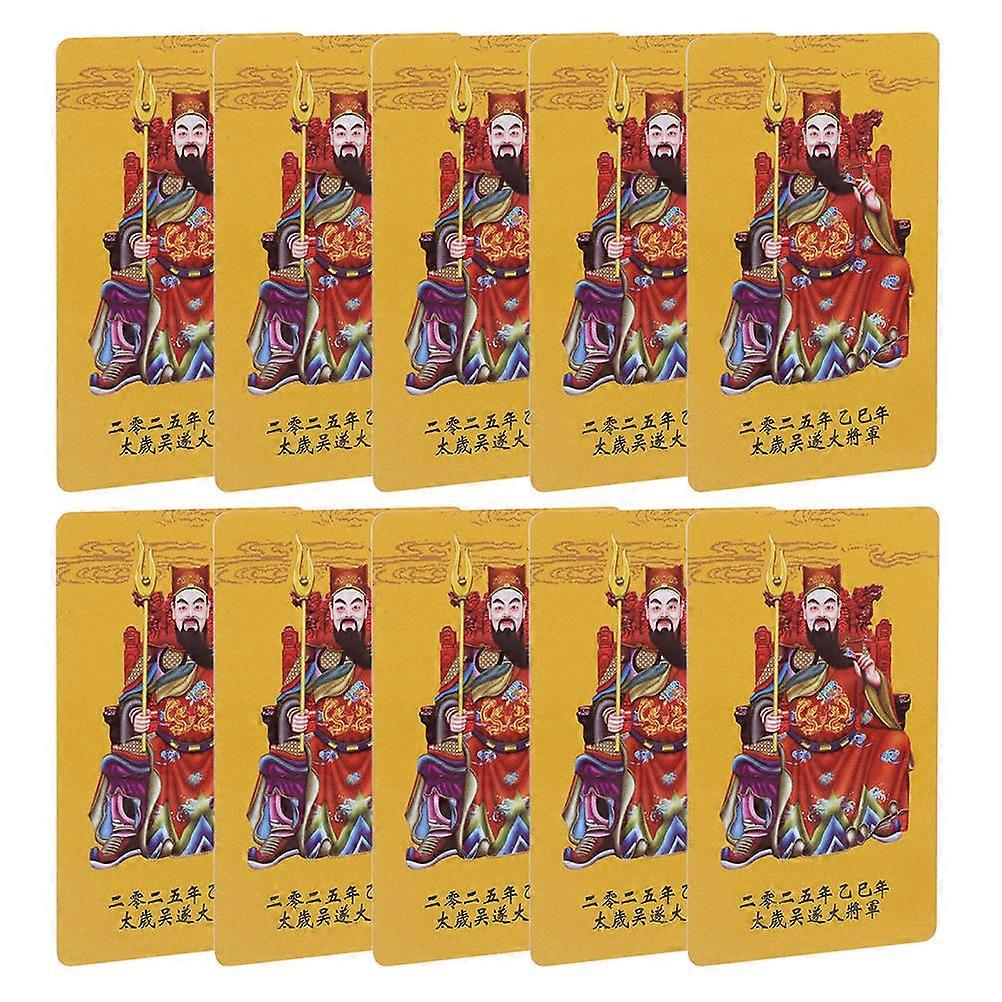 Blessing For Peace 20Pcs Gold Decorations Featuring Ancient Chinese Coins In Multi Color For Good Fortune And Protection In The Year Of The Snake