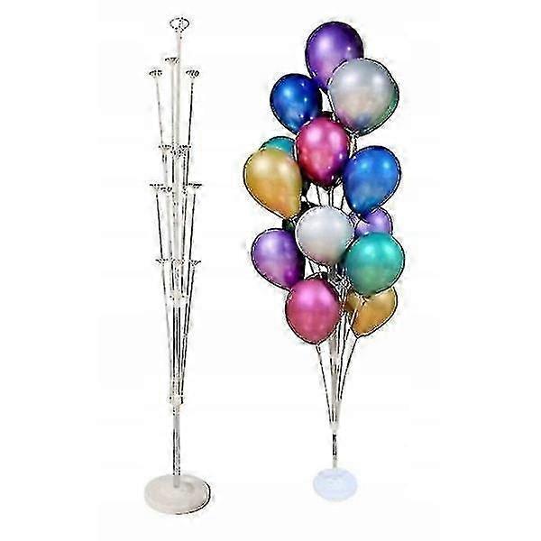 Balloon tree, raised table balloon stand kit