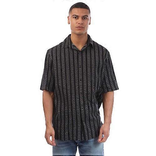 Off White Mens Arrow Stripes Bowling Shirt