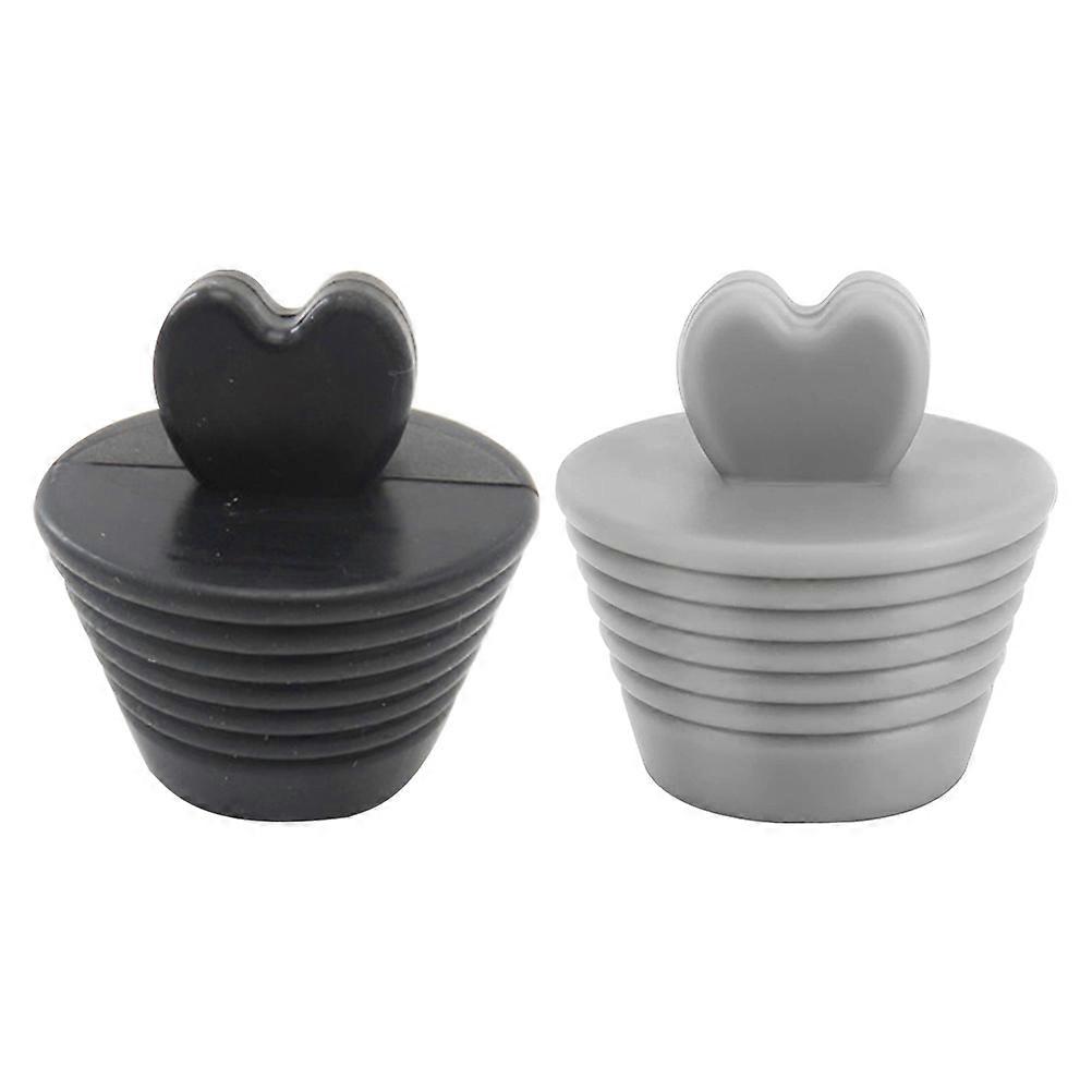 Replaceable Sink Stopper Bathtub Plug for Home Use 2Pcs Silicone
