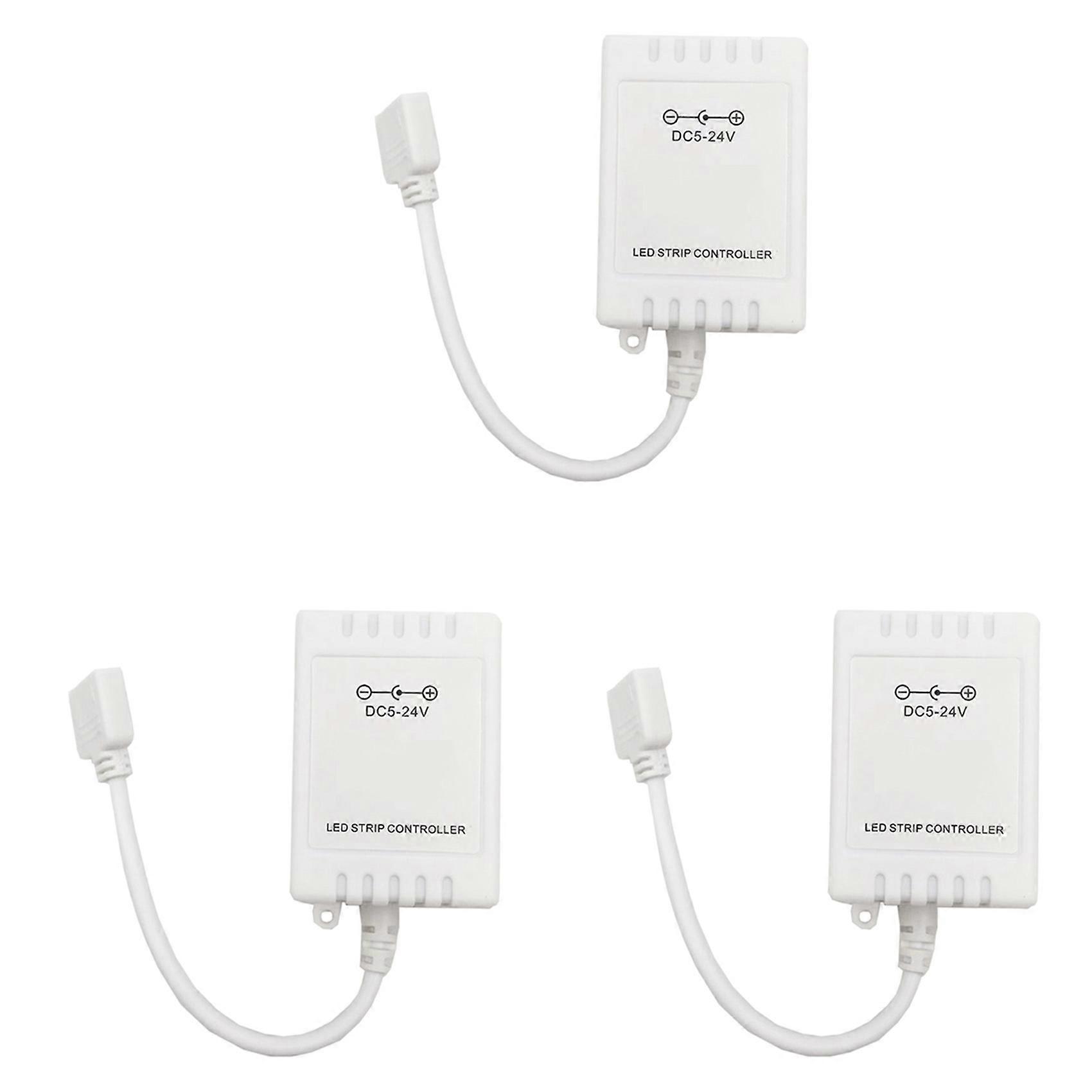 3X Tuya Zigbee Smart LED Controller RGB for Light Strip 5V-24V Compatible ZHA Zigbee2MQTT Tasmota Alexa Home