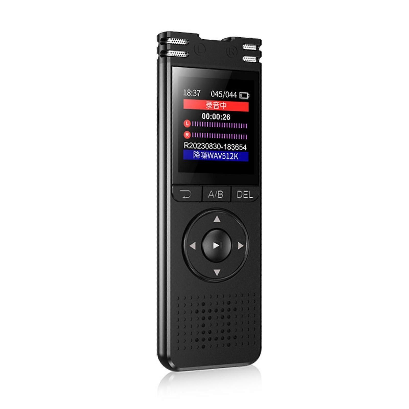 32GB 64GB Voice Recorders with Playback and Large Screen for Interviews Meetings Video Recording