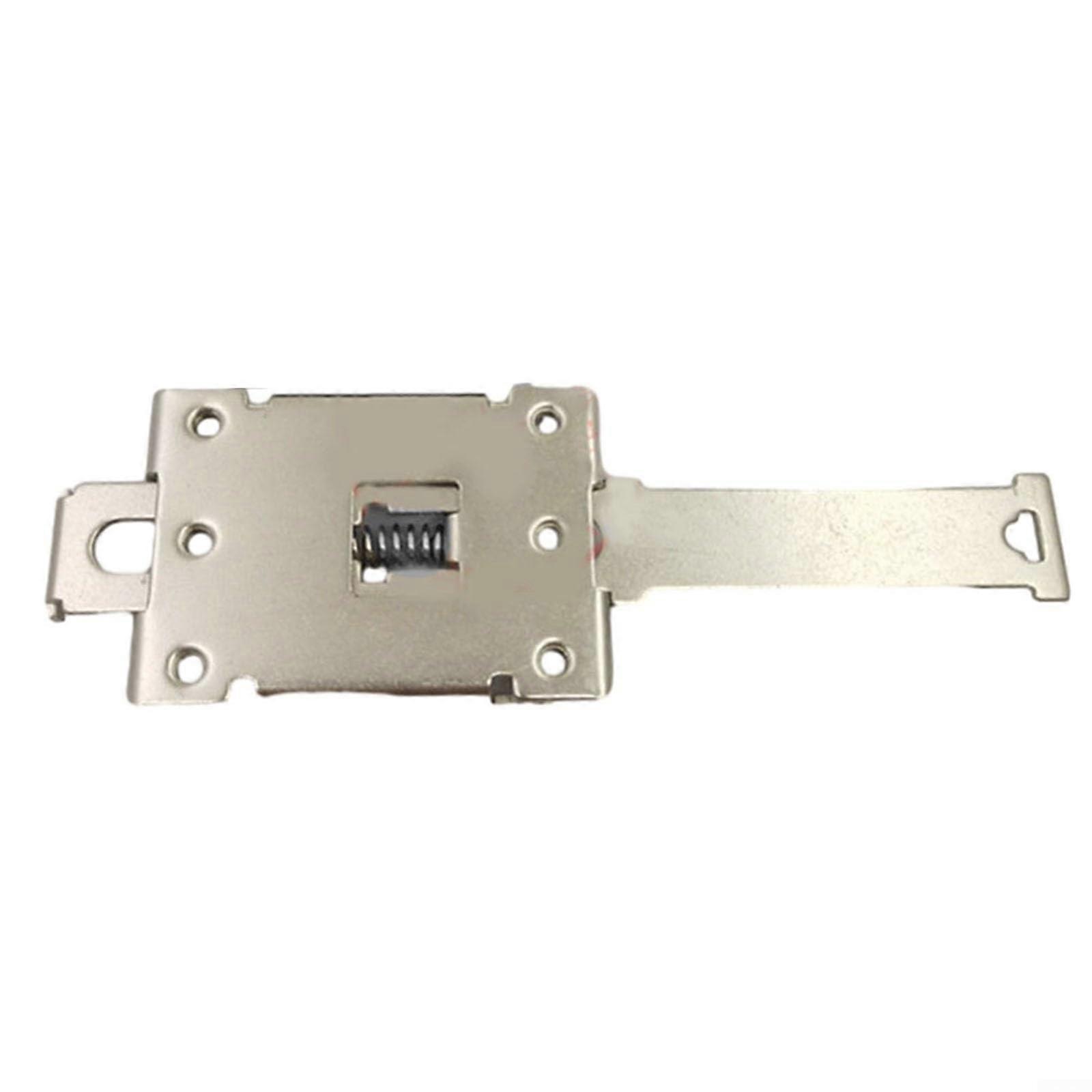 DIN Rail Mount Adapter 35mm Solid State Relay Bracket Silver with Enhanced Durability and Compatibility for Industrial Applications