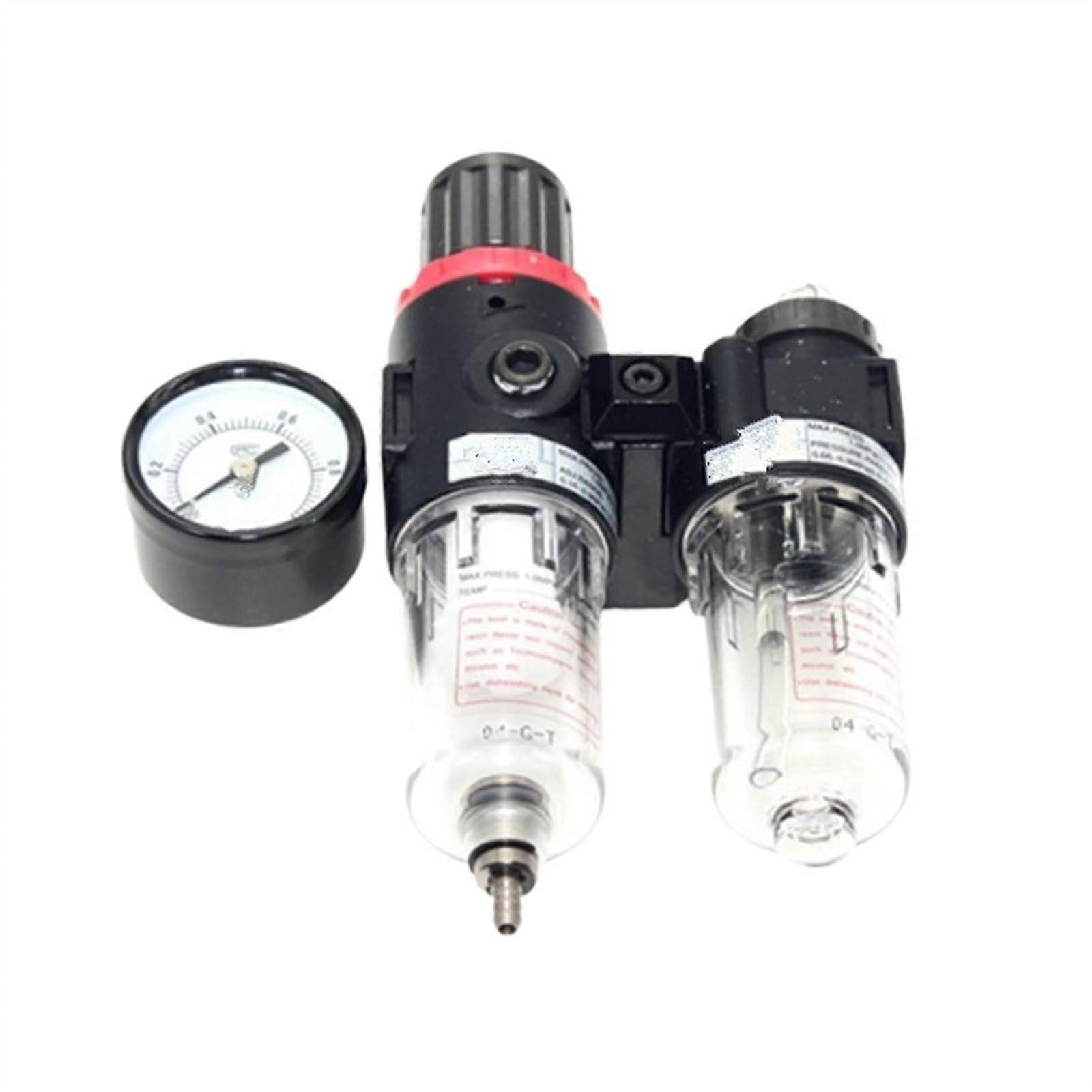 G1/4 Air Filter Regulator Lubricator Pneumatic FRL Unit with Oil Water Separation