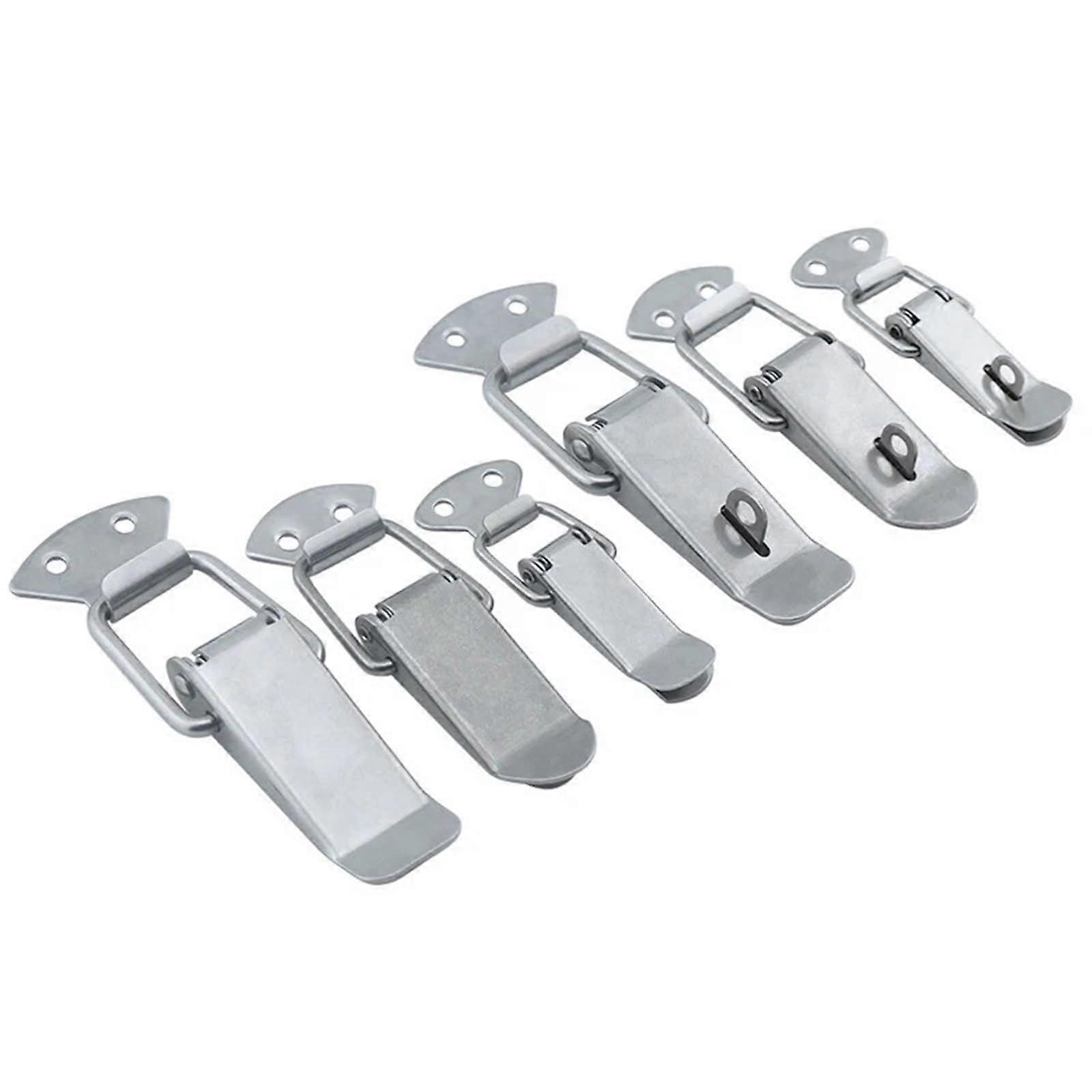 Stainless Steel Spring Toggle Latch Clamp with Secure Lock for Toolbox Trunk Chest Medium2
