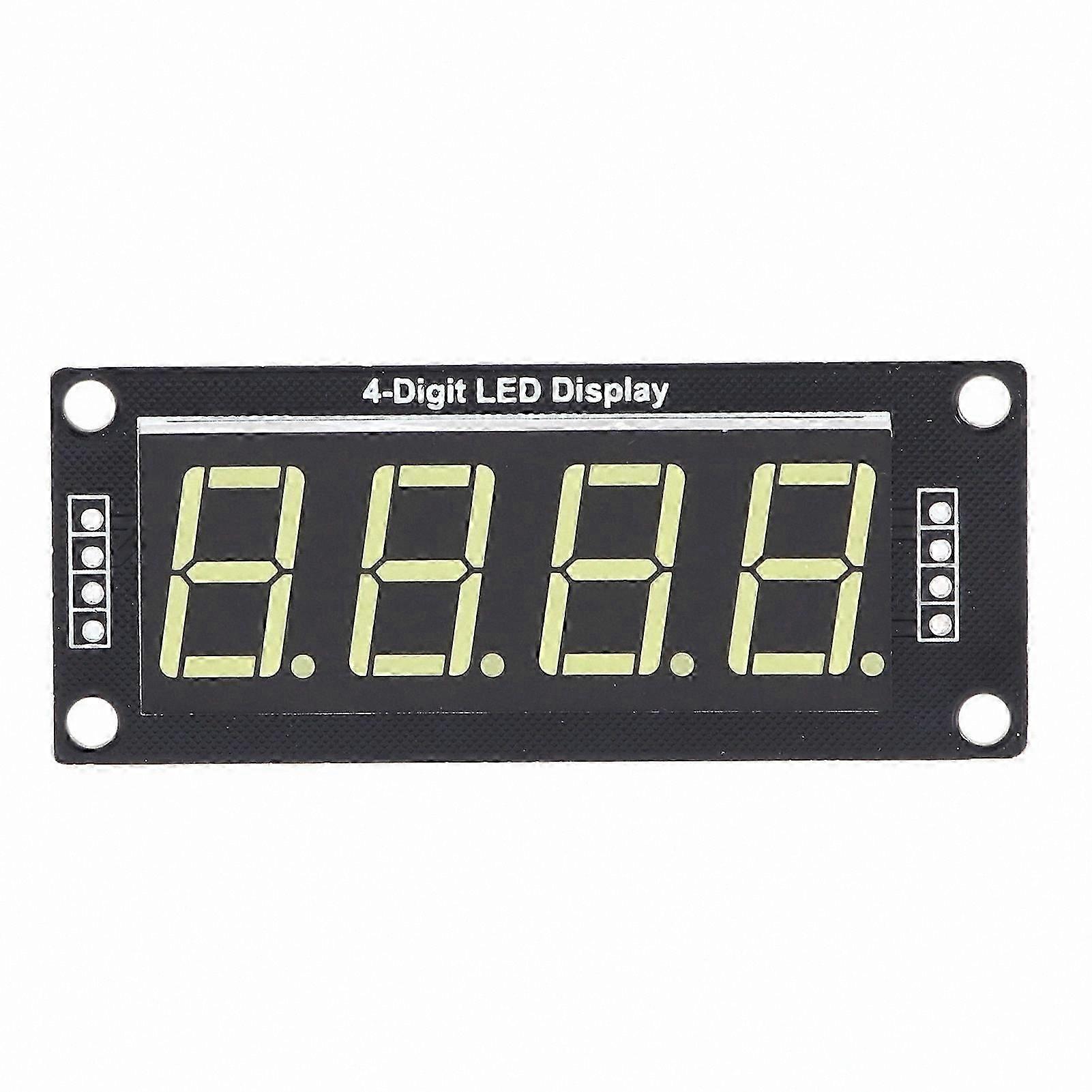 4 Pieces 7-Segment LED Display Module 4-Digit 0.56" PCB Clock Component White MRA172C