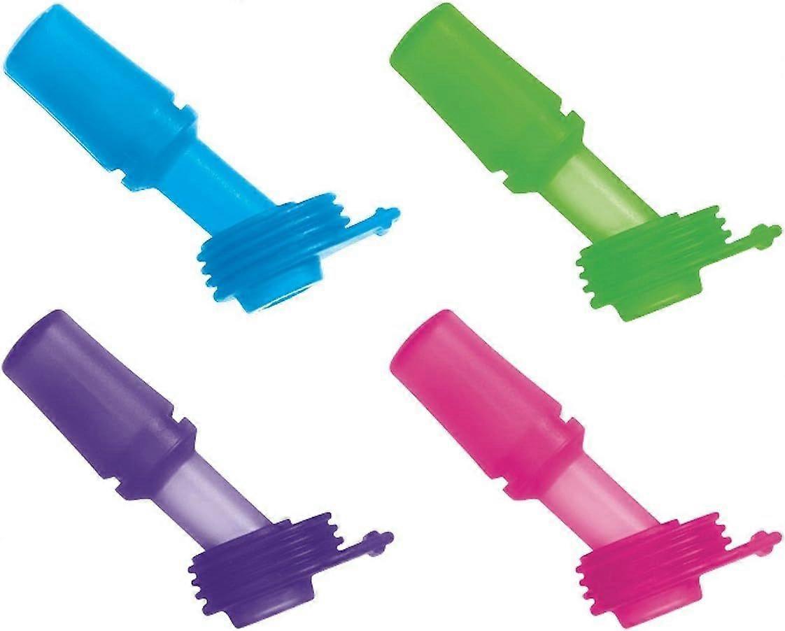 Set of several bite valve bottles