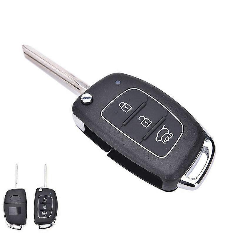 Flip Key Shell fit for HYUNDAI ix45 Santa Fe Remote Key Case Fob 3 Button