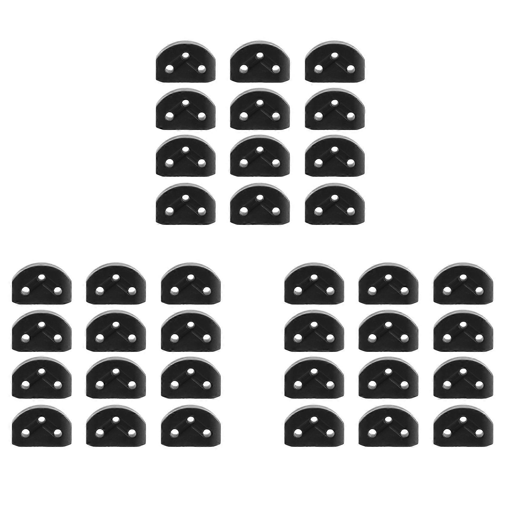 36Pcs Classical Guitar Rollers String Trees Retainer Guides Guitar String Locks Nut Block Clamp, Black