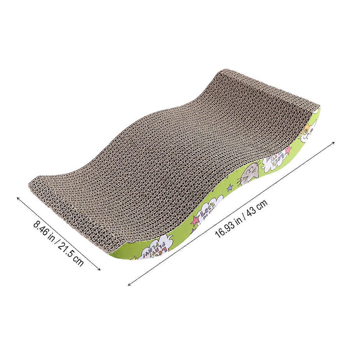Cat Claws Care Toy Corrugated Board Scratch Pad Durable Design