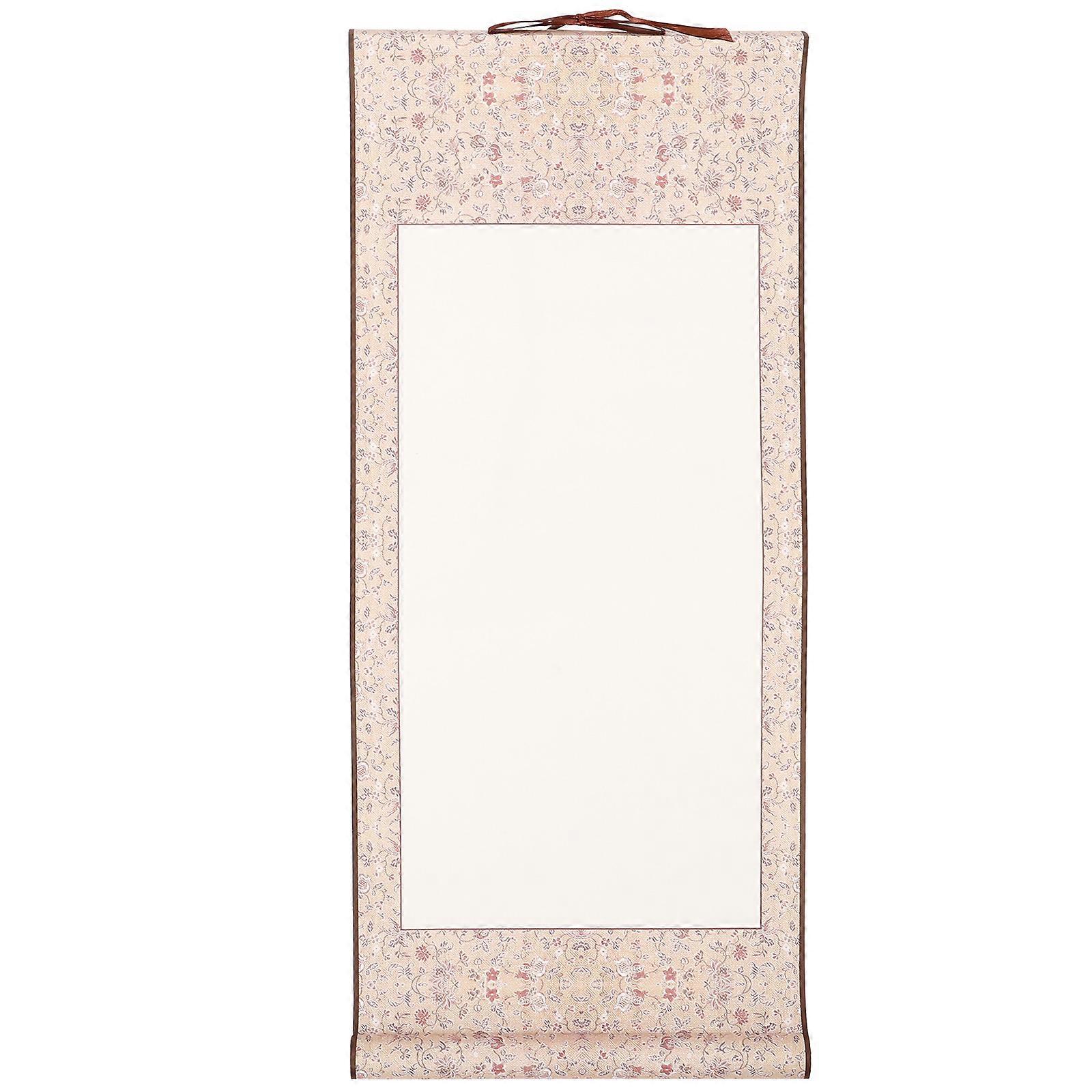 Chinese Calligraphy Blank Hanging Scroll for Writing with Durable Paper Material