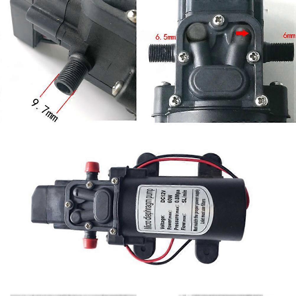 Mini Electric Diaphragm Pump for Car Use with Auto Pressure Control 12V