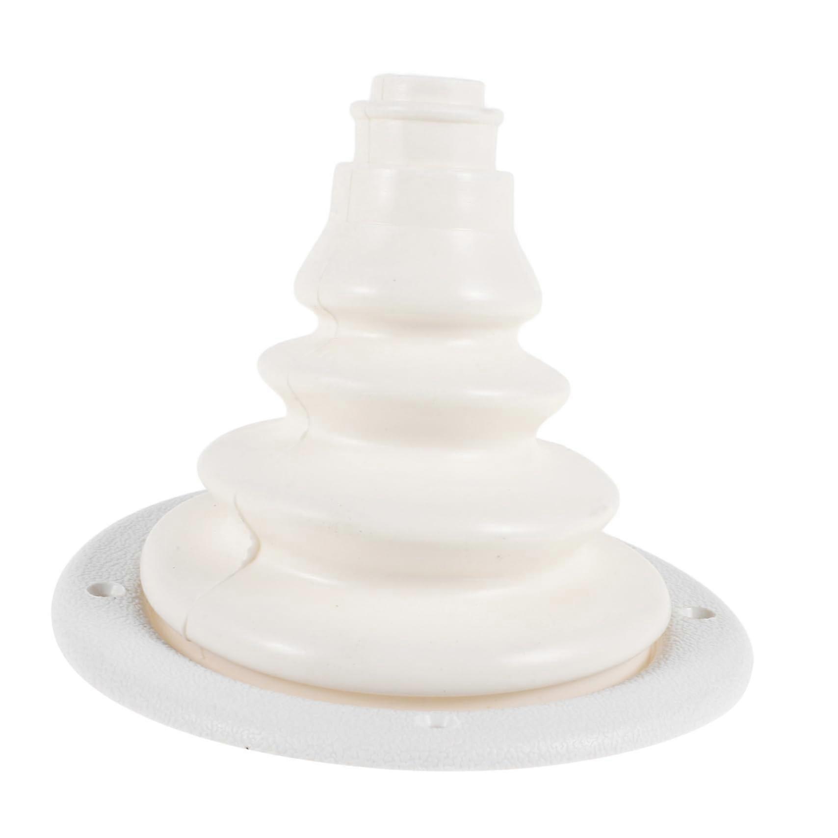 Boat Steering Cable Boot White Rubber Bellows Easy Install Universal Marine Protector for Boats