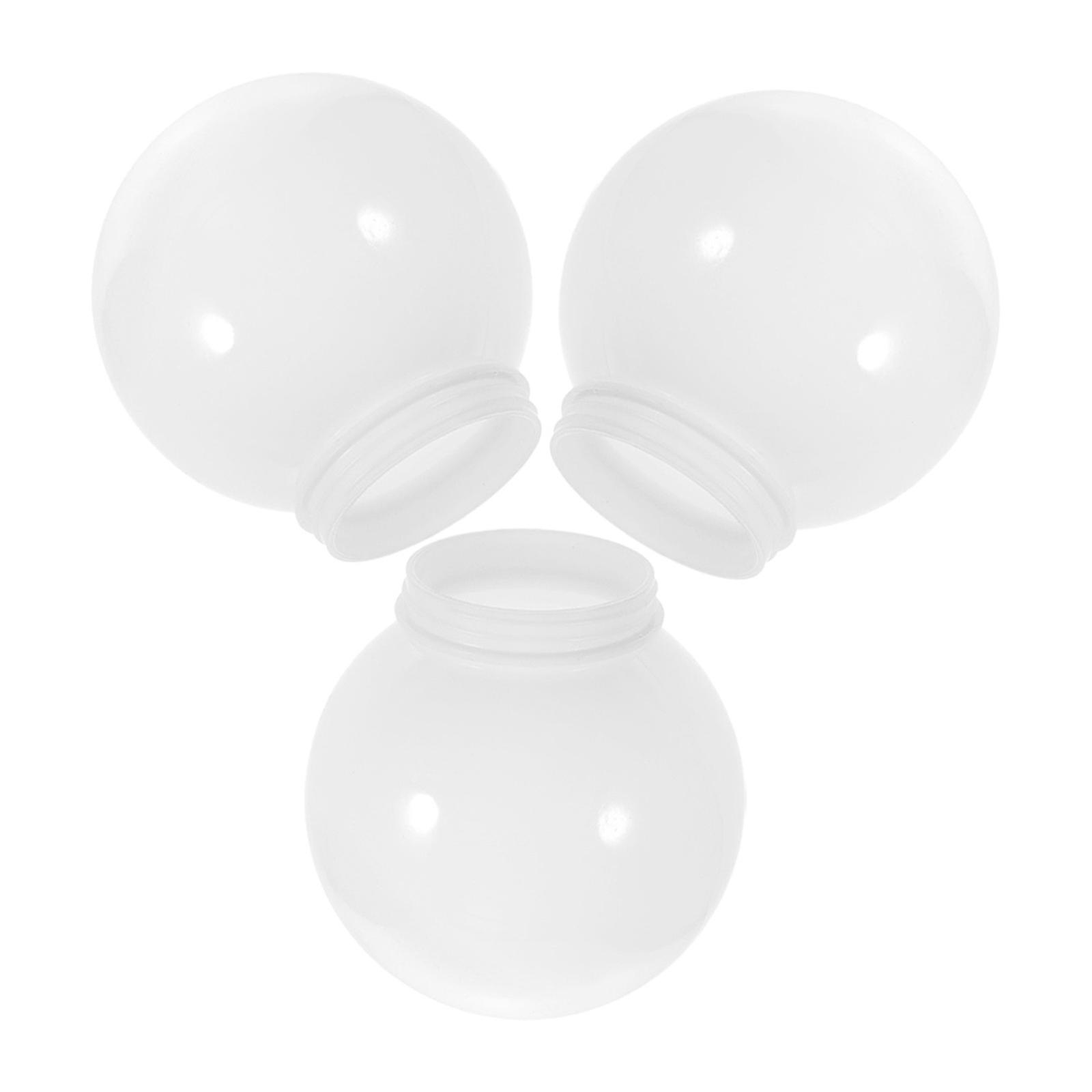 Globe Lamp Shade Acrylic Ball Replacement for Outdoor 3Pcs Set
