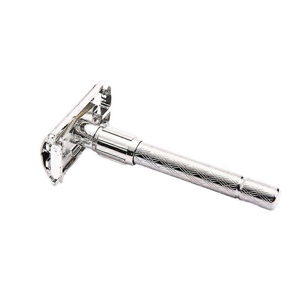 Adjustable Double Edge Safety Razor for Men Classic Wet Shaving with Precise Beard Edging