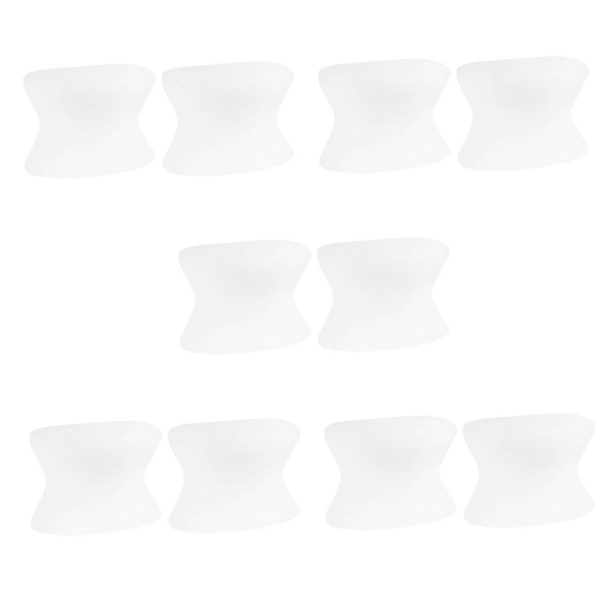 Toe Separators and Bunion Corrector 5 Pairs Gel Spacers for Toe Alignment Support and Foot Relief