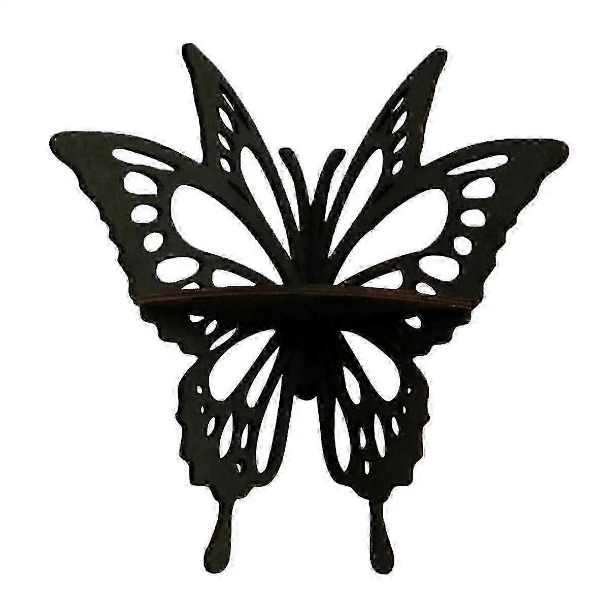 Wall Storage Finishing Rack Butterfly Corner Frame Float Dormitory Plant Candlestick