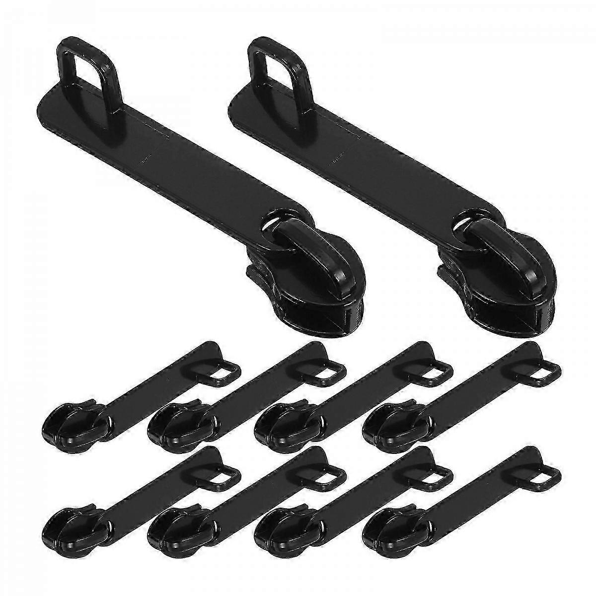 6pcs Nylon Zipper Pulls, Explosion-Proof Luggage Lock Hole, Zipper Slider Repair Kit