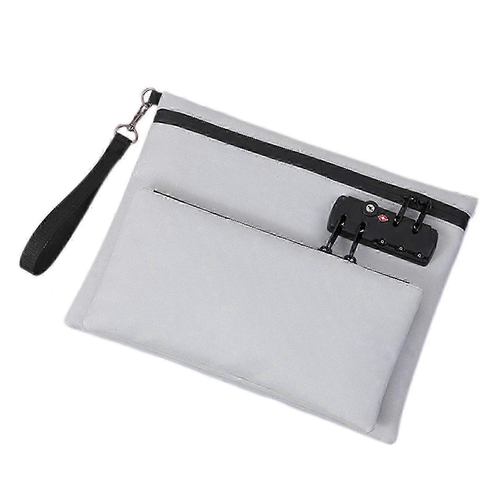 Small Locking Securitys Bag Combination Lock Multiple Compartments Large Capacity for School Dorm