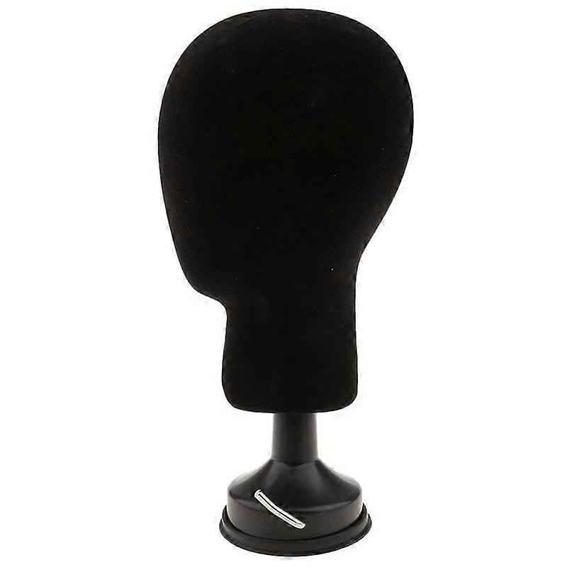 Mannequin Head for Wig Display with Stable Support, Foam Head Model for Hat and Glasses