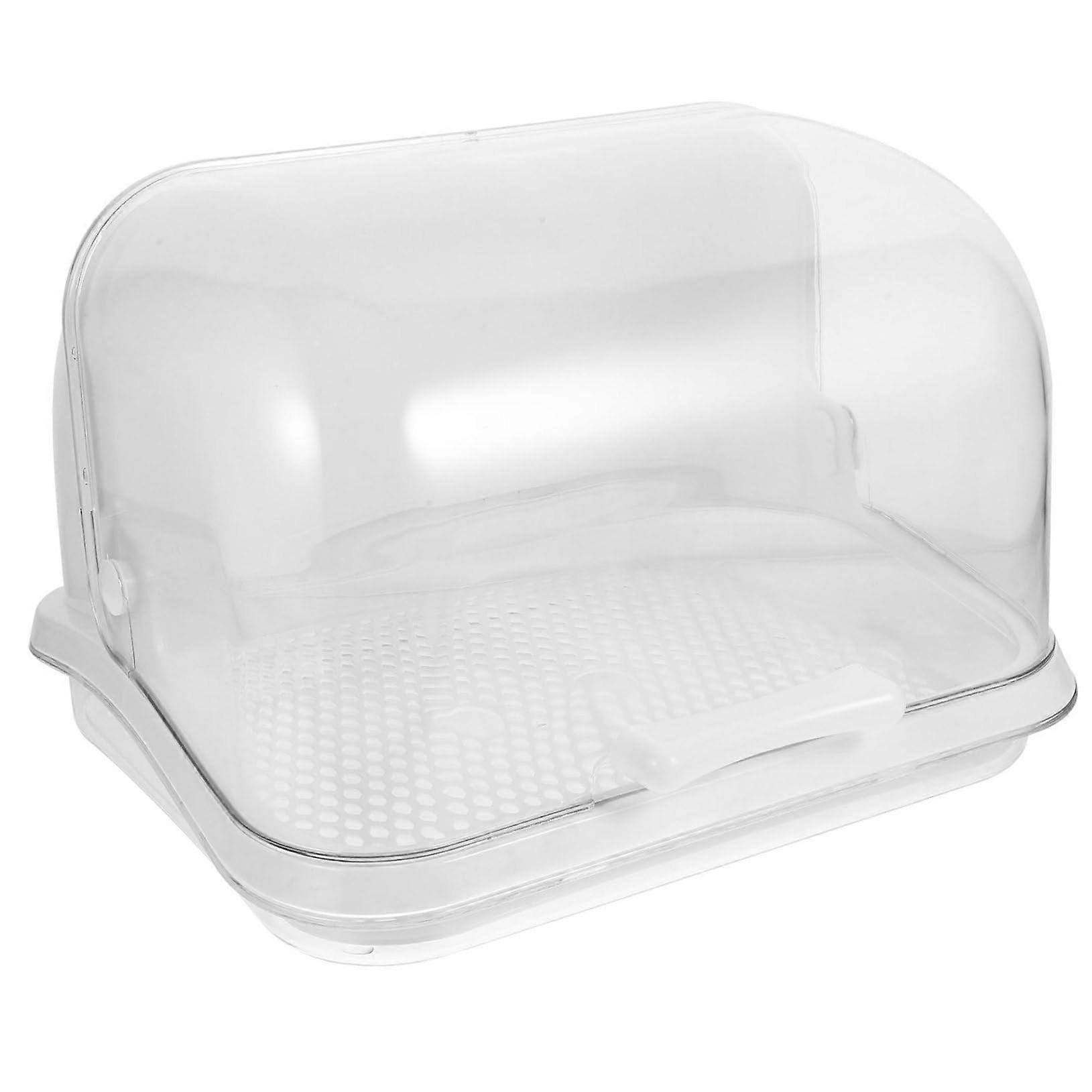 Baby Bottle Drying Rack with Lid, Dual Function Storage Organizer, TravelFriendly White Case