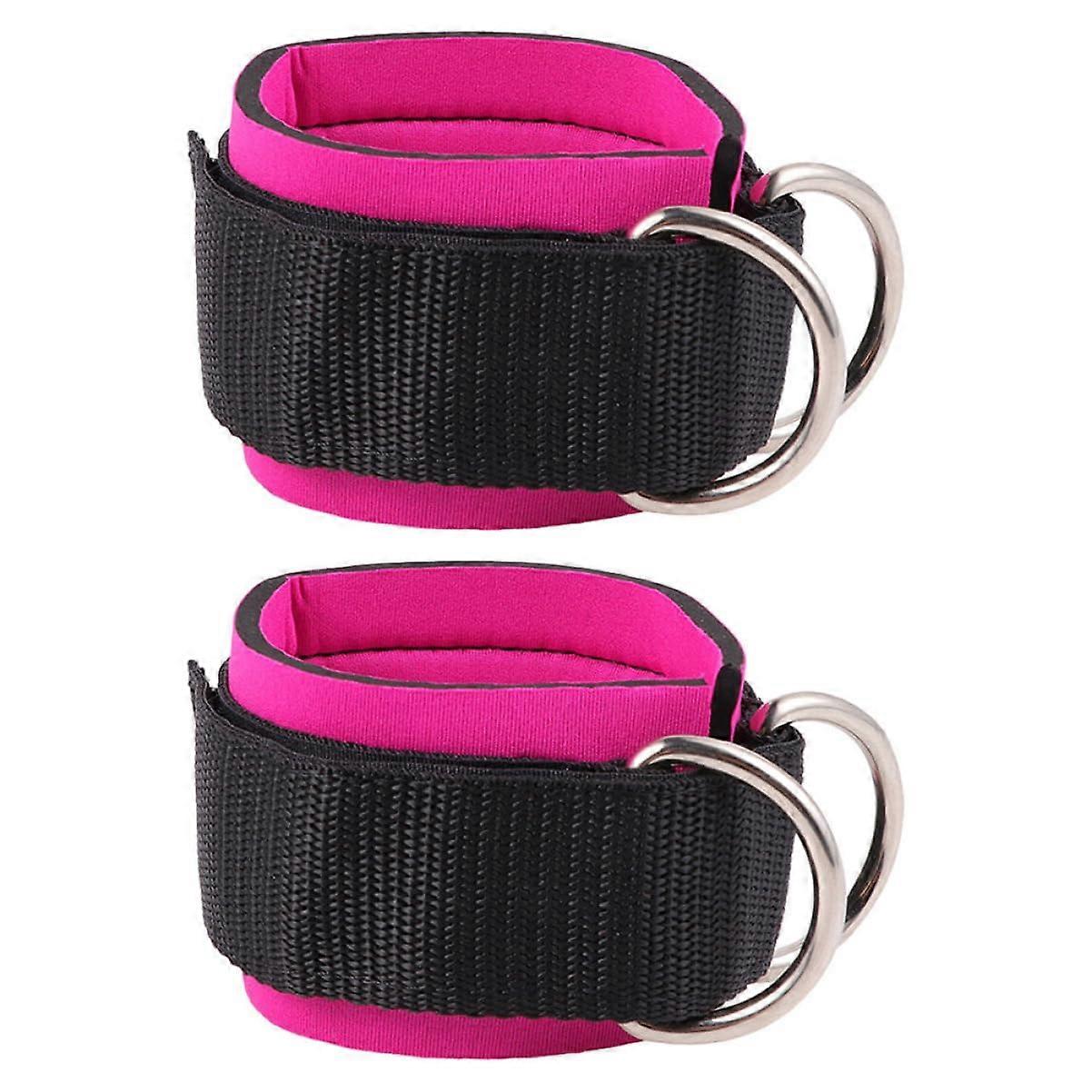 Ankle Straps for Cable Machines with Glute Activation Support for Leg Workouts, Adjustable Pair