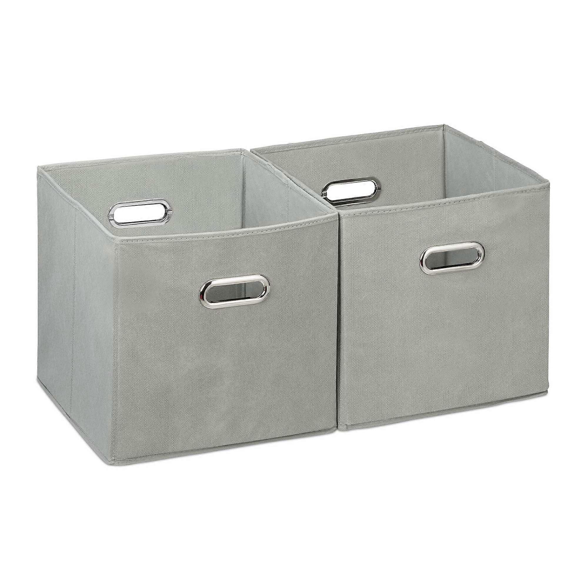 Stoffen opbergdoos Set van 2
