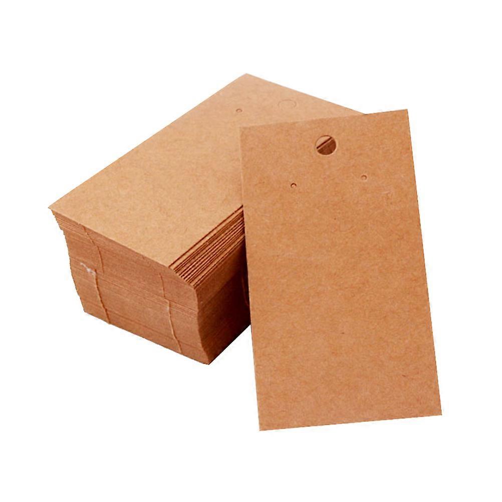 Brown Earring Display Cards Earring Holder for Decoration 400Pcs