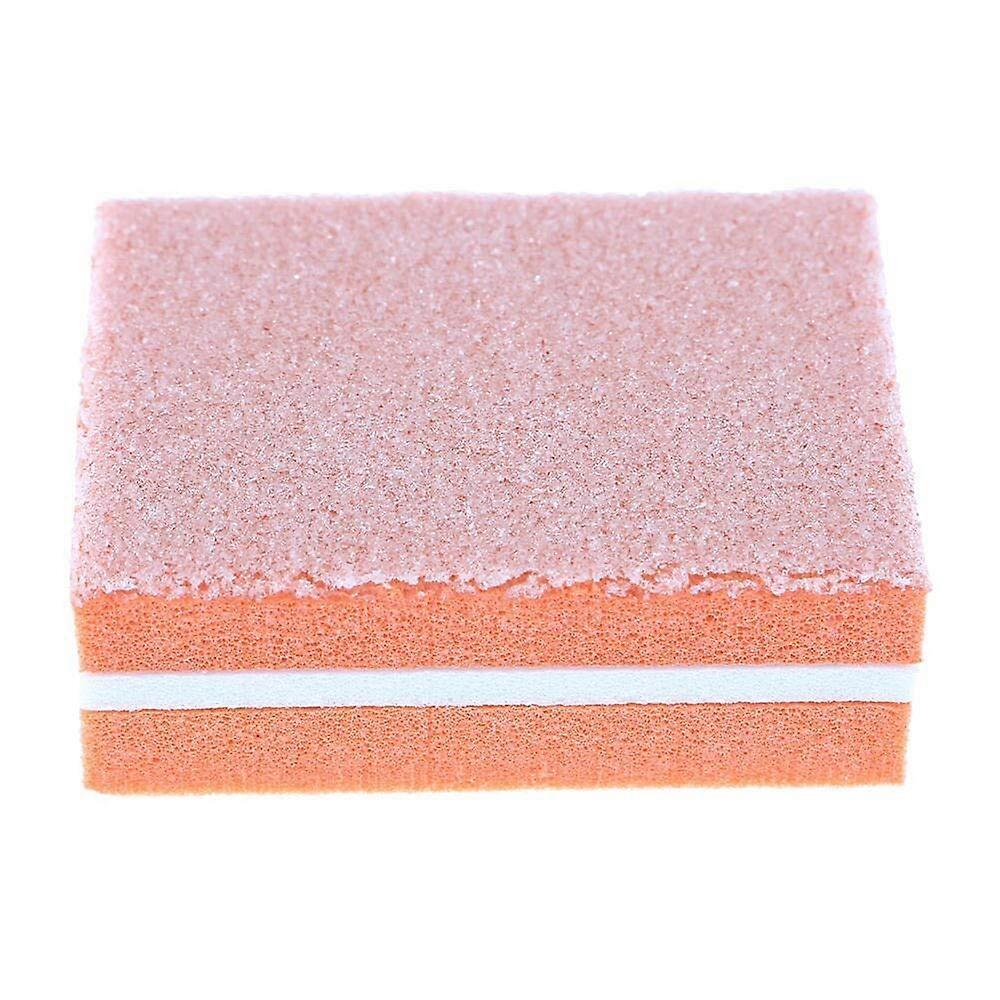 Orange Mini Nail Buffer Blocks 100 Pack DoubleSided Sanding for Manicure and Pedicure