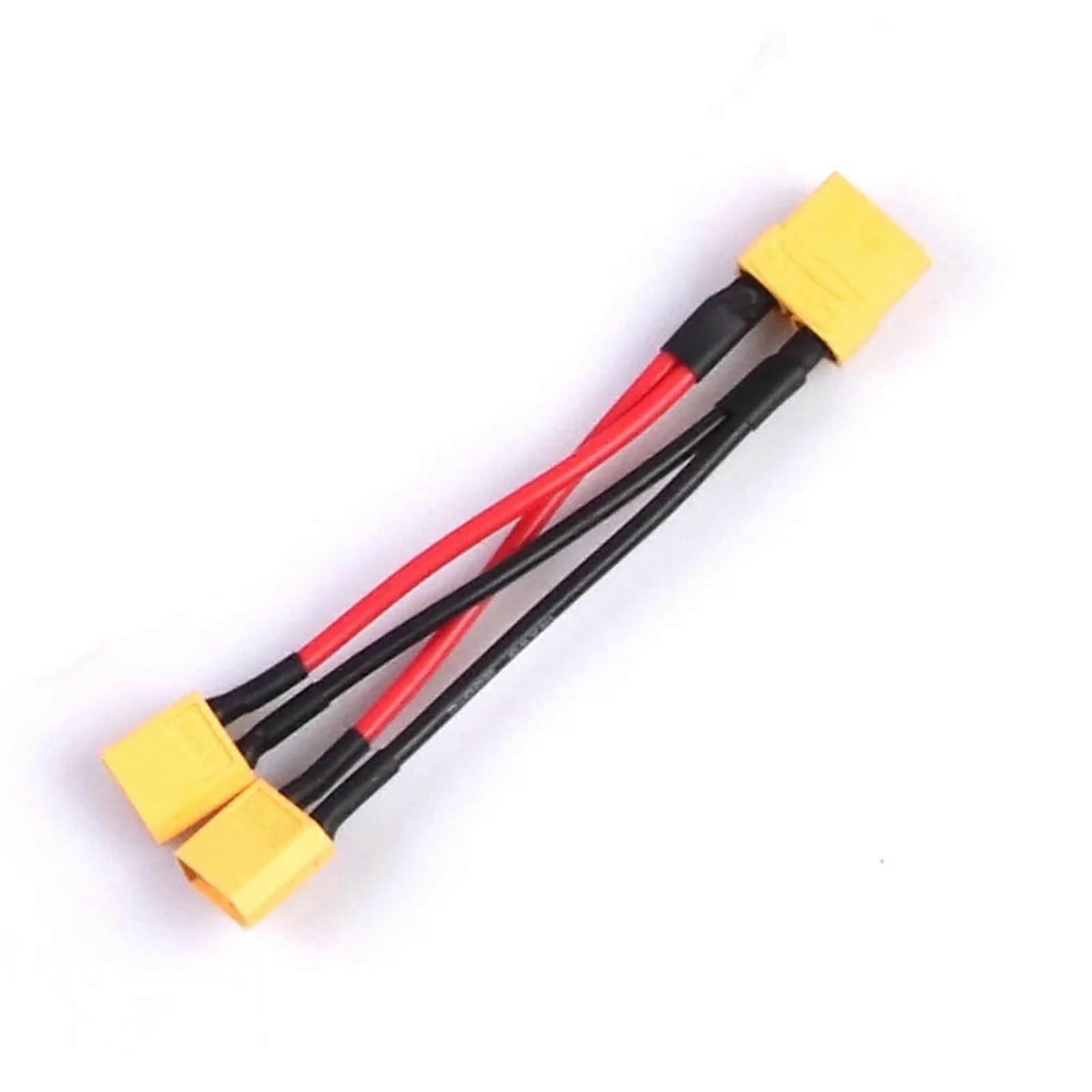XT90 to XT60 Dual and Triple Adapter Cable for RC Battery Connector Parallel Charging
